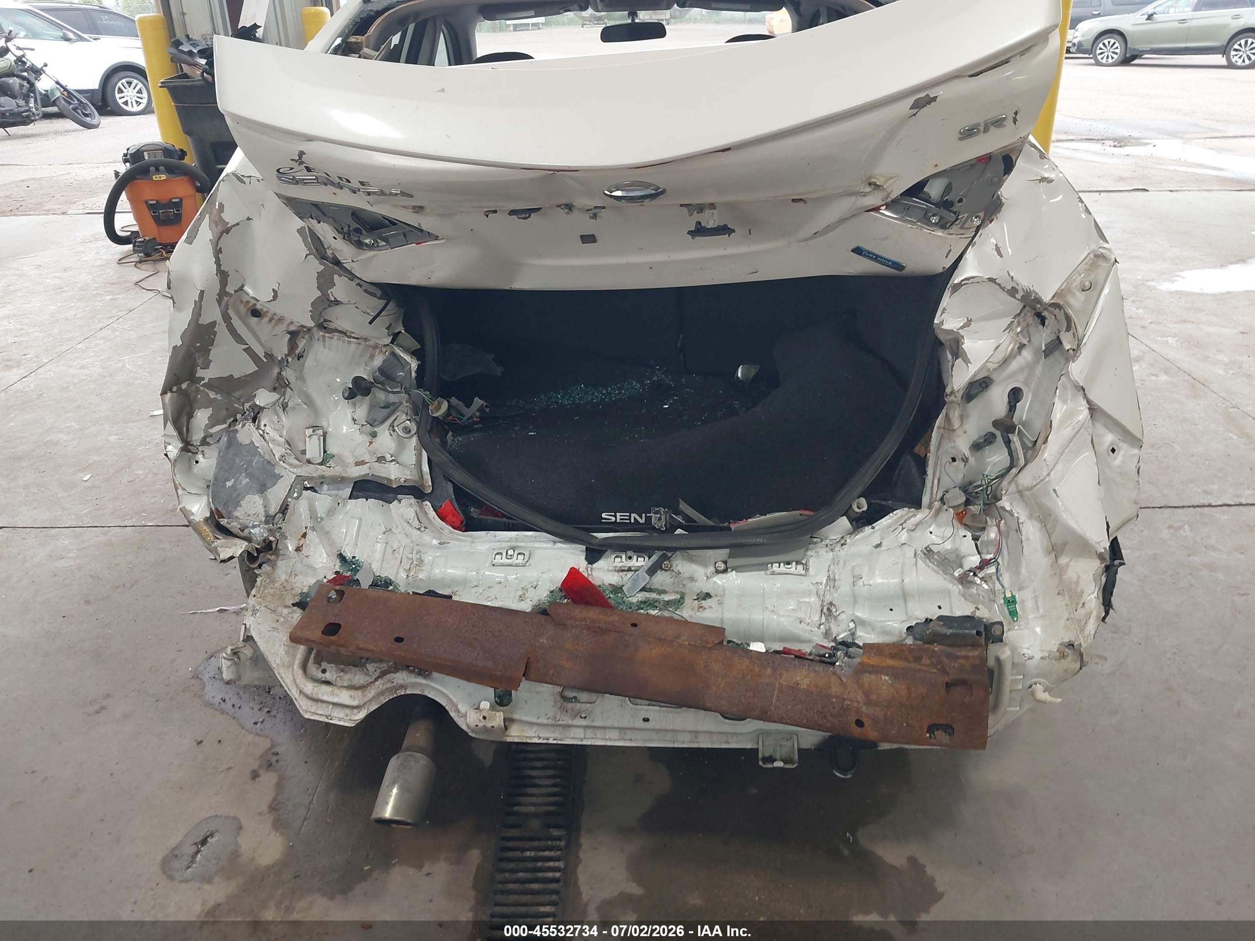 2013 Nissan Sentra Sr Белый vin: 3N1AB7AP9DL766310