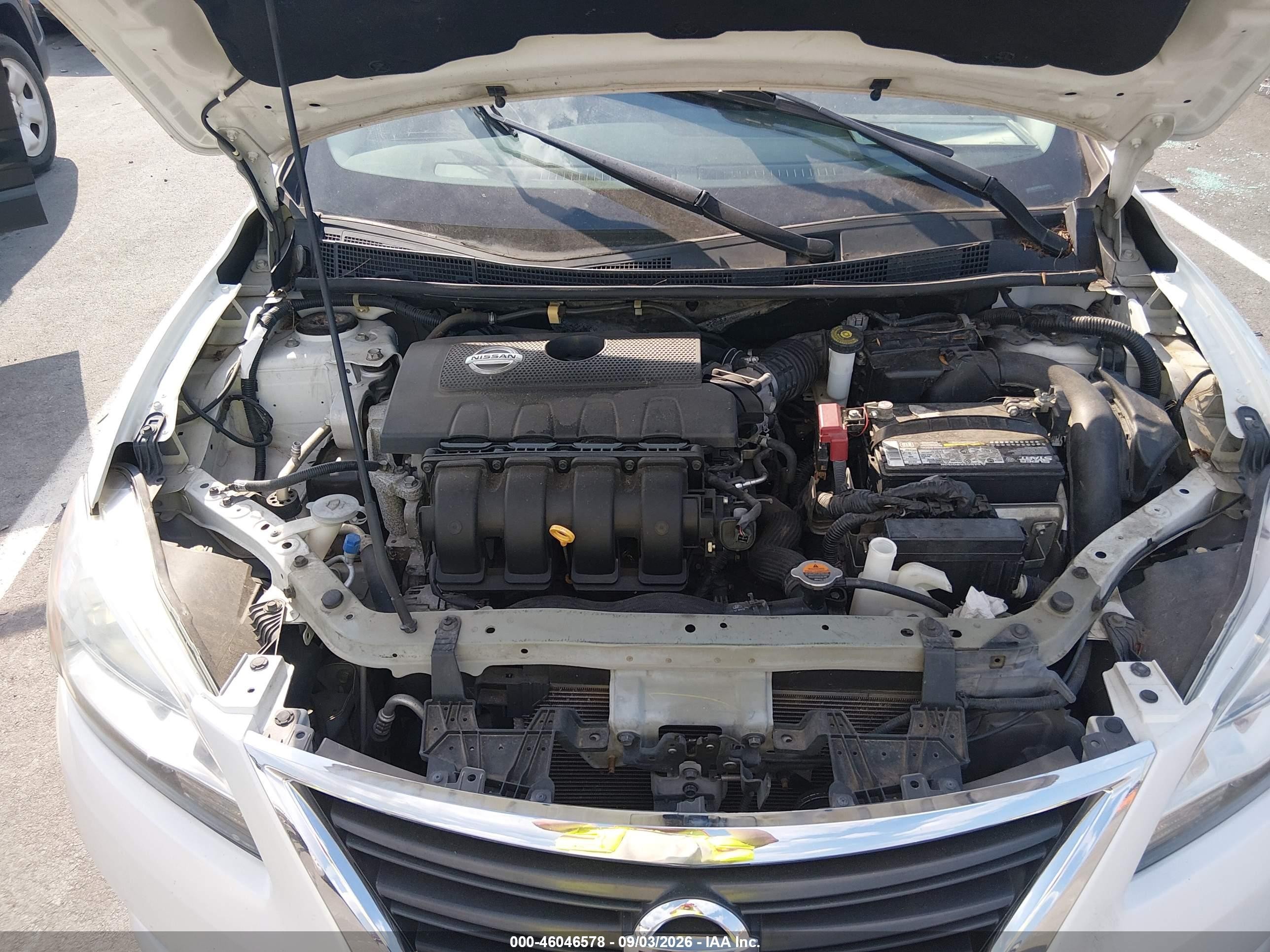 2013 Nissan Sentra Sr White vin: 3N1AB7AP9DL767246