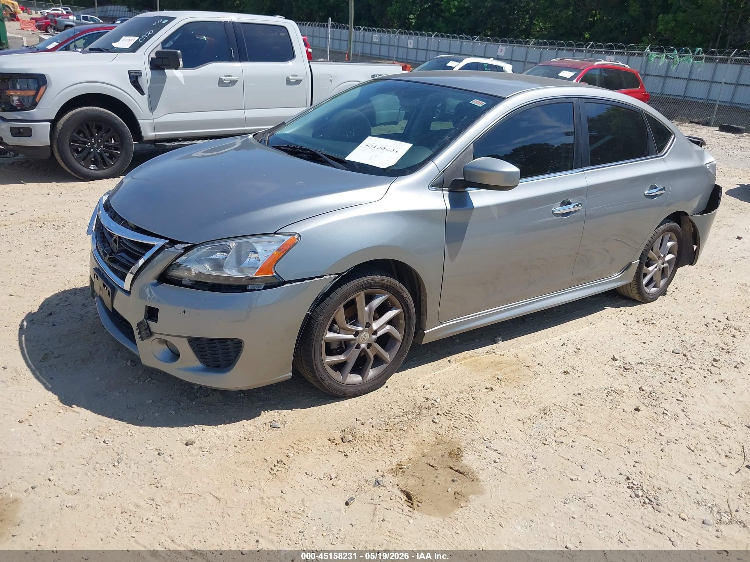 2013 Nissan Sentra Sr Gray vin: 3N1AB7AP9DL769742