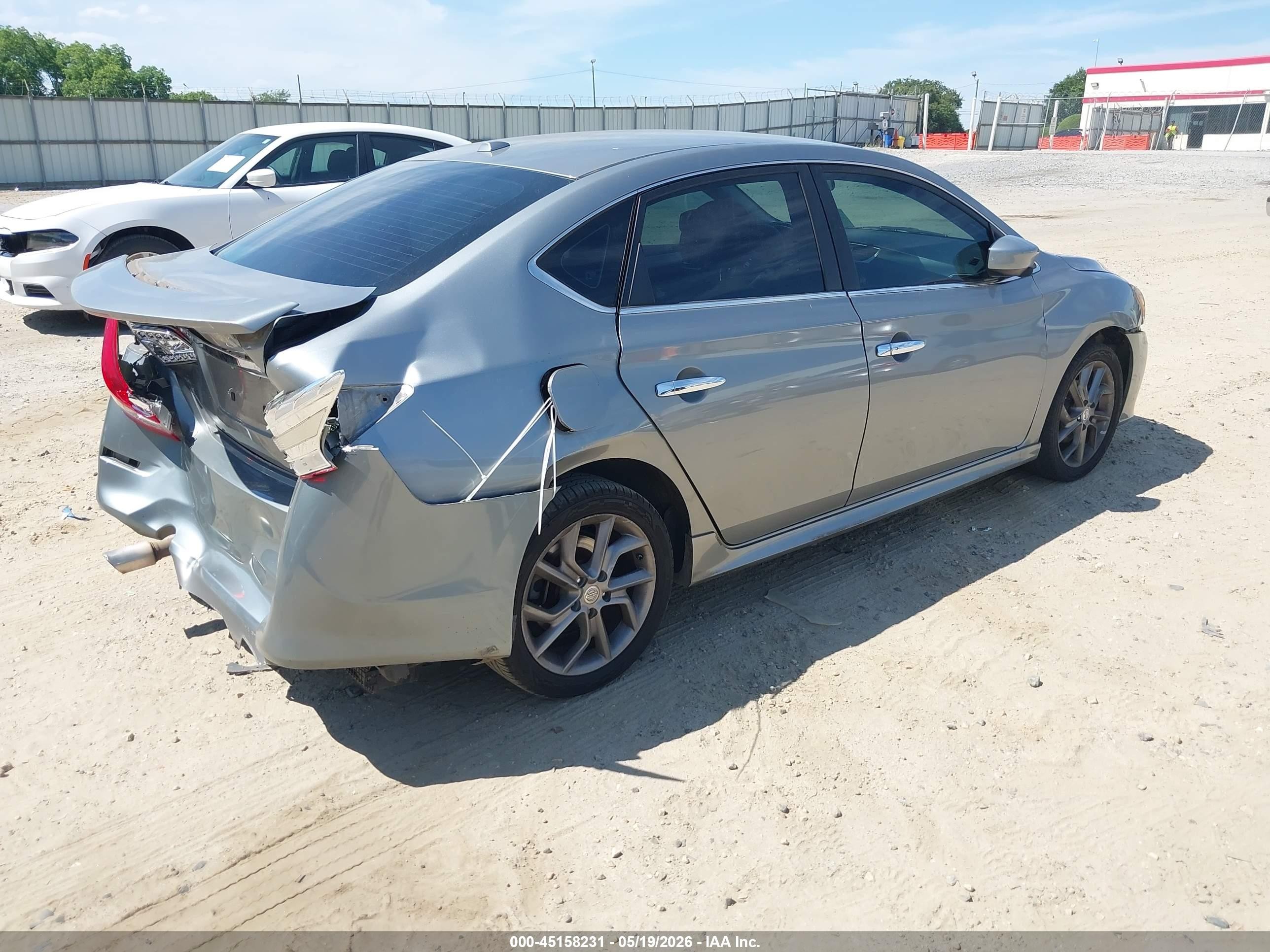 2013 Nissan Sentra Sr Gray vin: 3N1AB7AP9DL769742