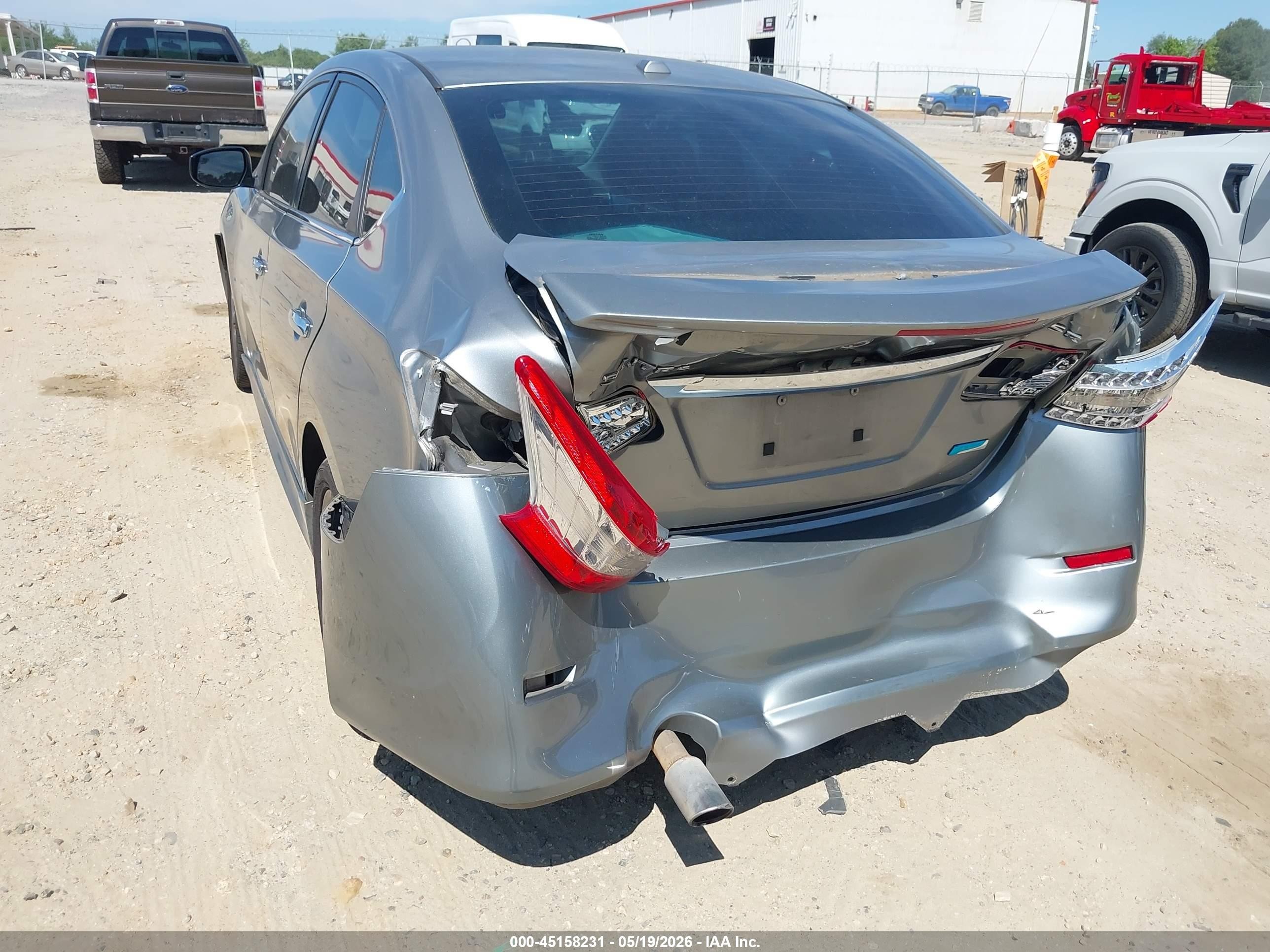 2013 Nissan Sentra Sr Gray vin: 3N1AB7AP9DL769742
