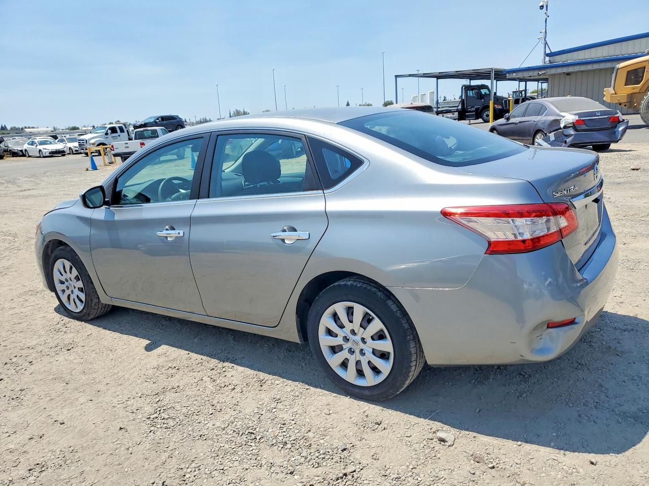 2013 Nissan Sentra S Silver vin: 3N1AB7AP9DL771233