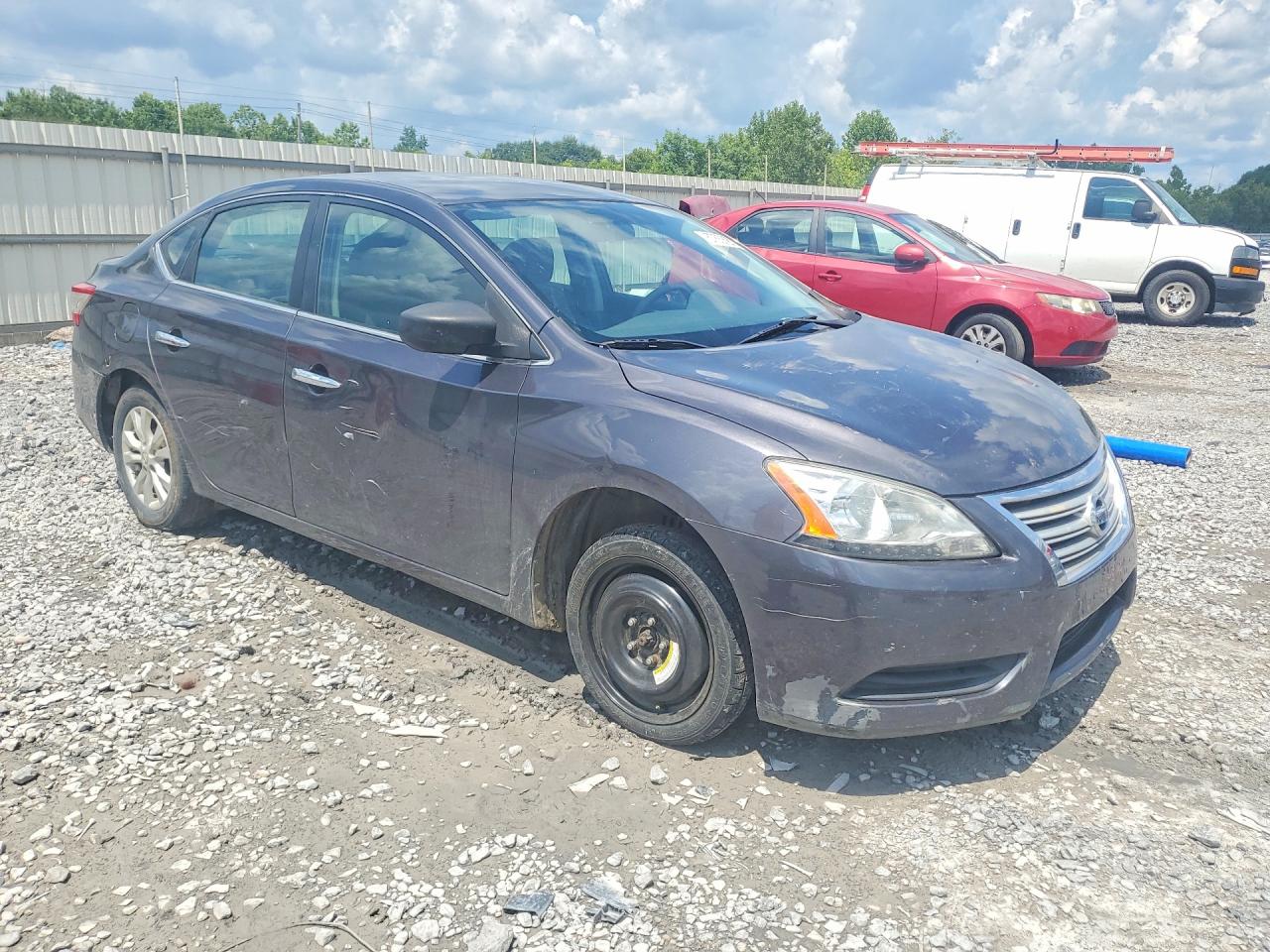 2013 Nissan Sentra S Gray vin: 3N1AB7AP9DL771555