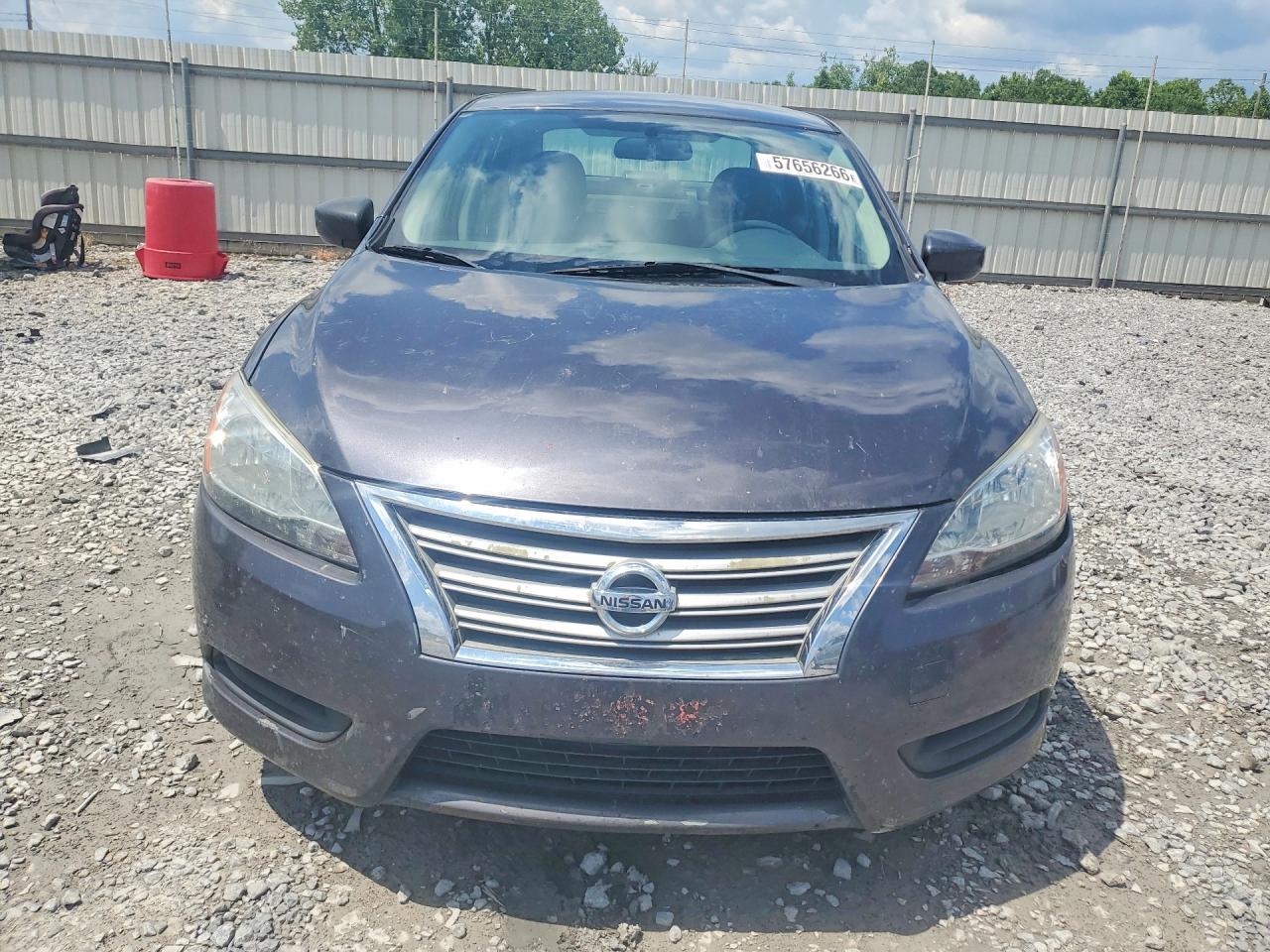 2013 Nissan Sentra S Gray vin: 3N1AB7AP9DL771555