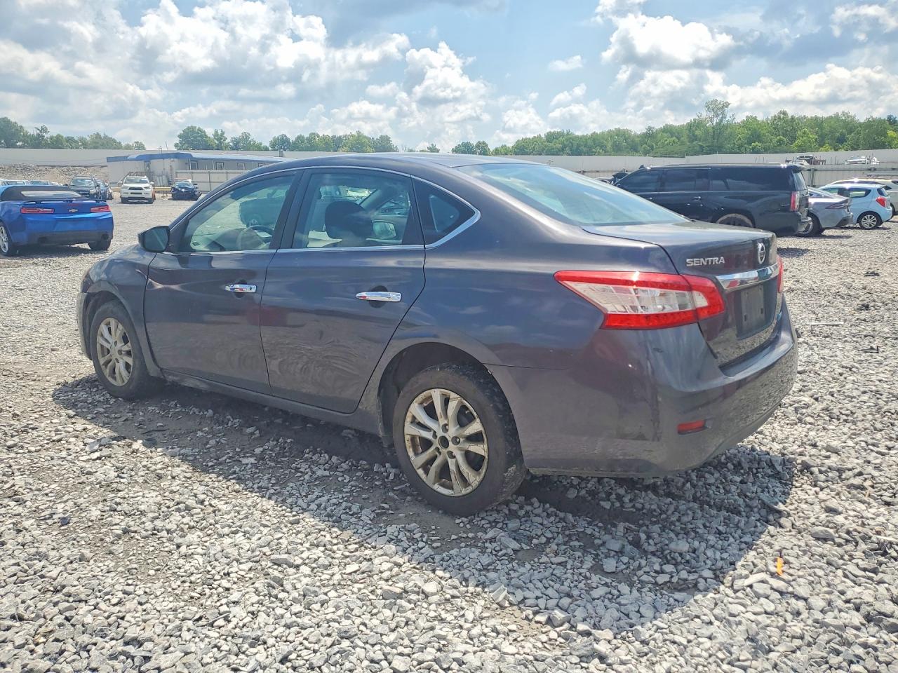 2013 Nissan Sentra S Gray vin: 3N1AB7AP9DL771555