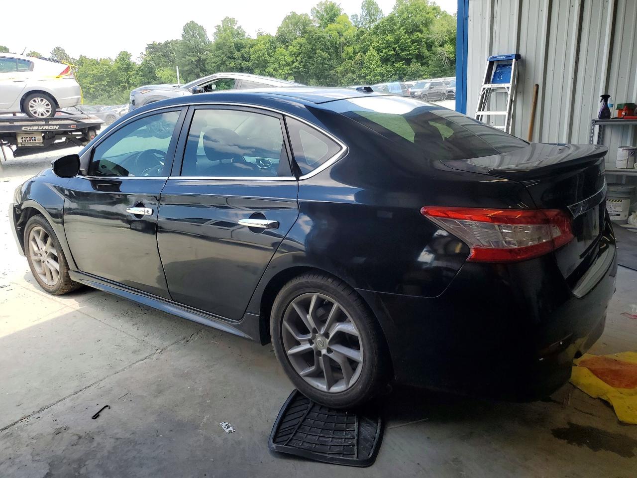 2013 Nissan Sentra S Black vin: 3N1AB7AP9DL773127