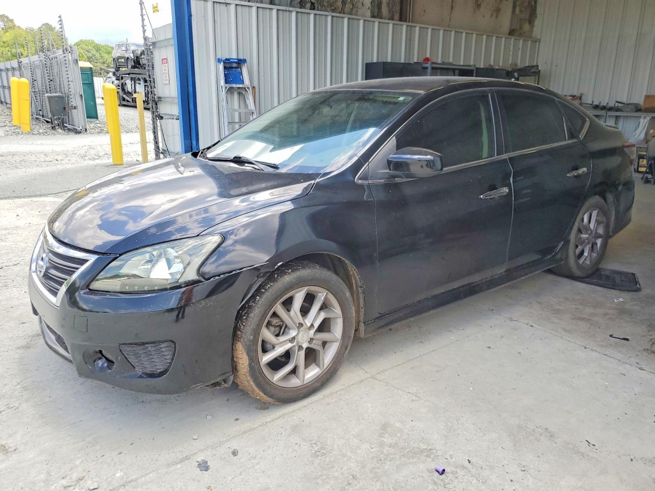 2013 Nissan Sentra S Black vin: 3N1AB7AP9DL773127