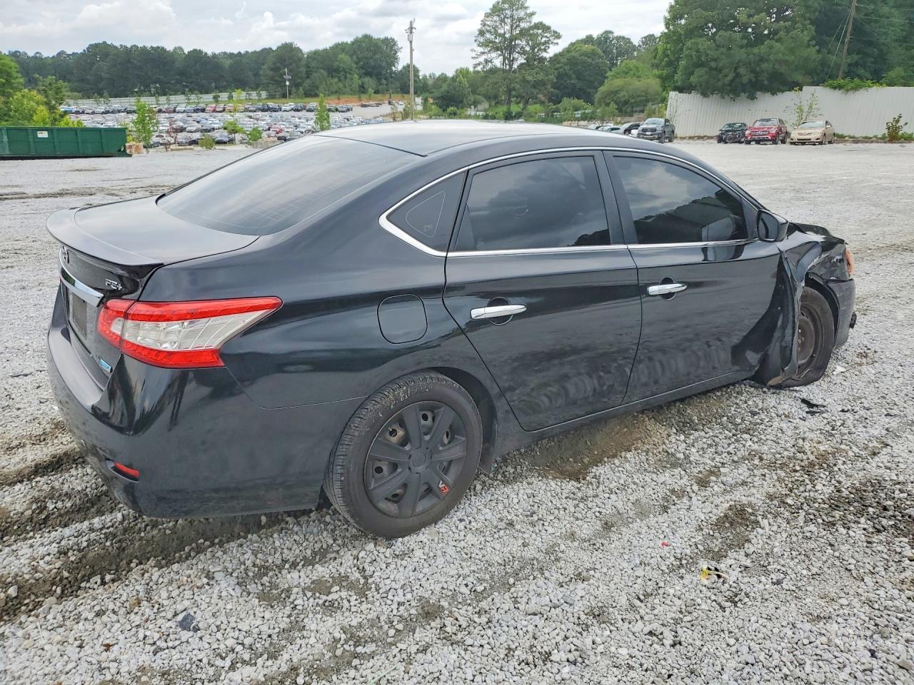 2013 Nissan Sentra S Black vin: 3N1AB7AP9DL777288