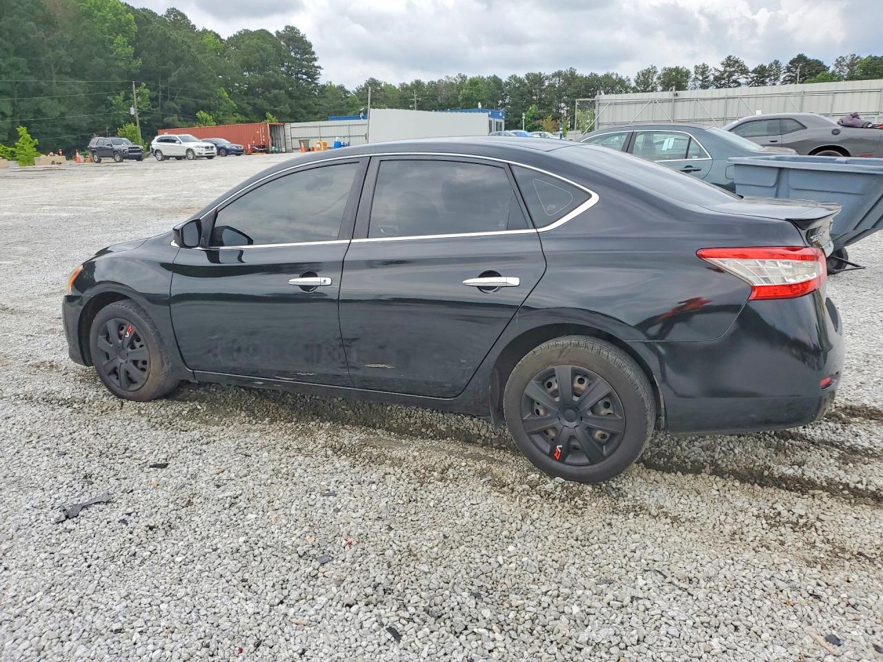2013 Nissan Sentra S Black vin: 3N1AB7AP9DL777288