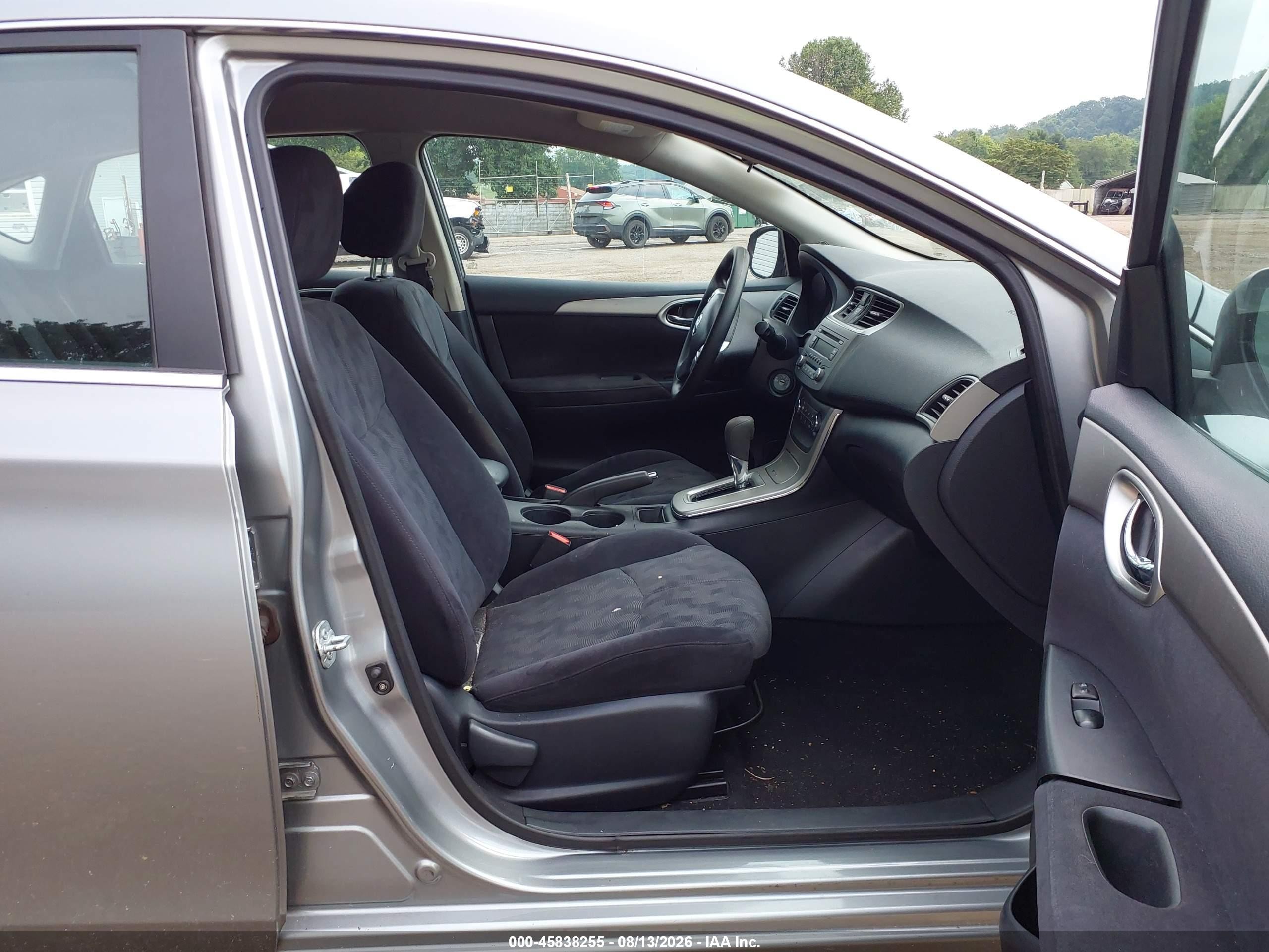 2013 Nissan Sentra Sv Silver vin: 3N1AB7AP9DL778084