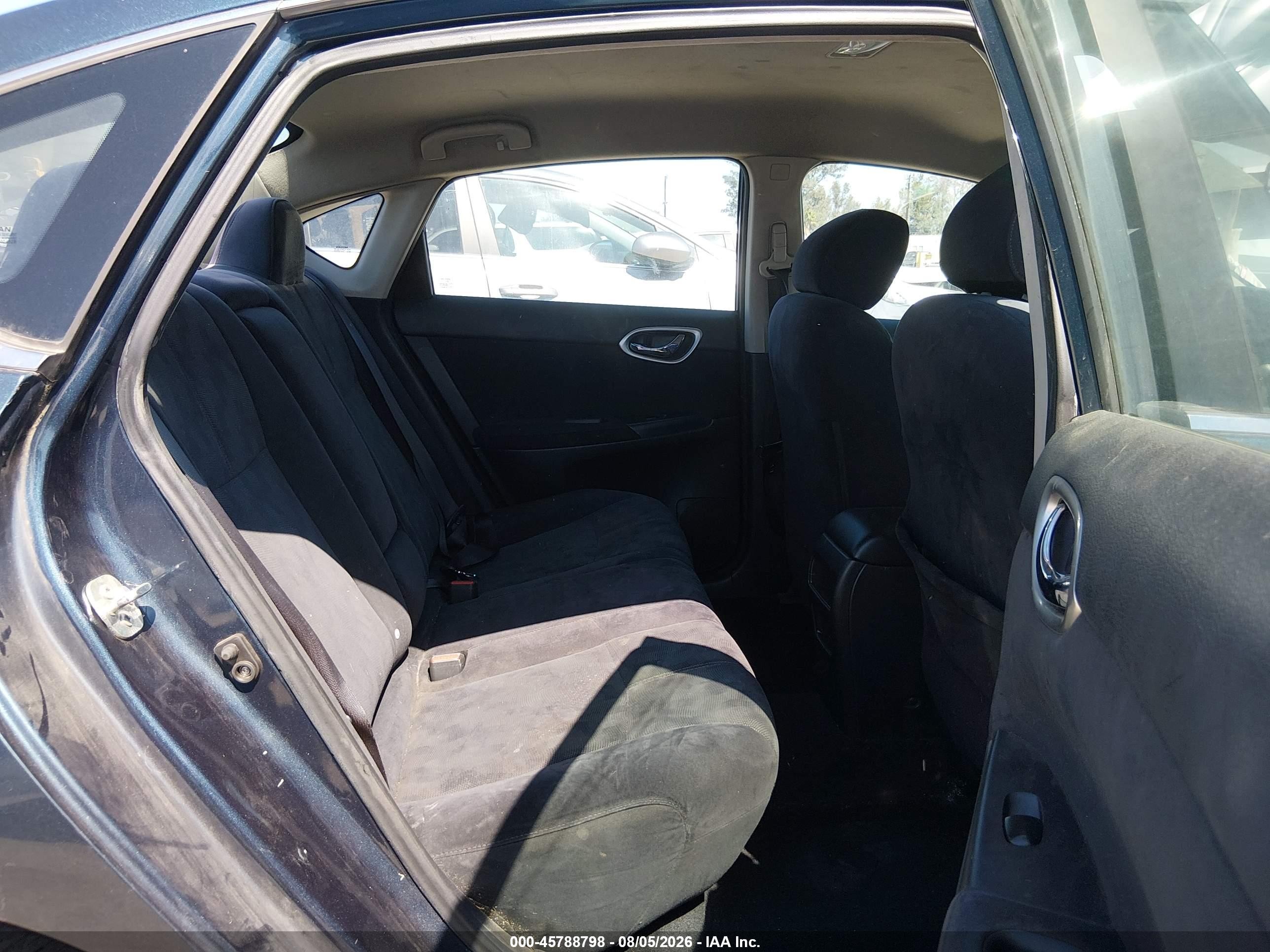 2013 Nissan Sentra Sv Blue vin: 3N1AB7AP9DL778943