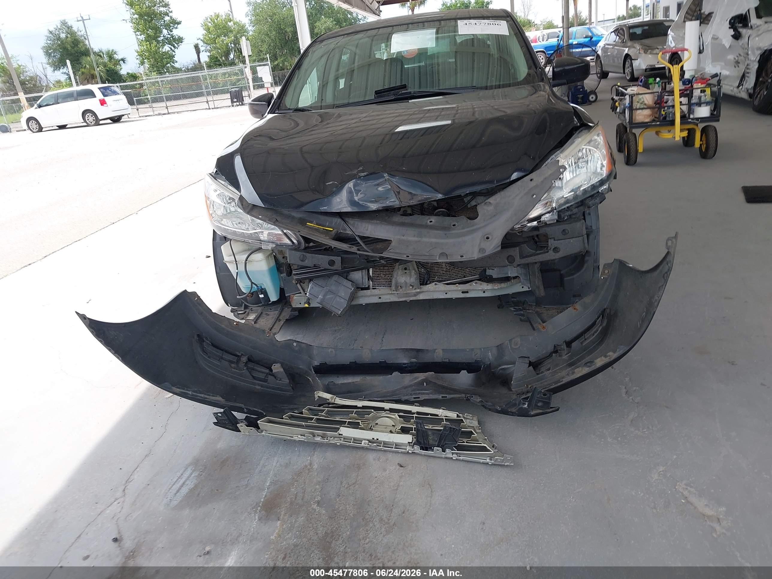 2013 Nissan Sentra S Черный vin: 3N1AB7AP9DL780112