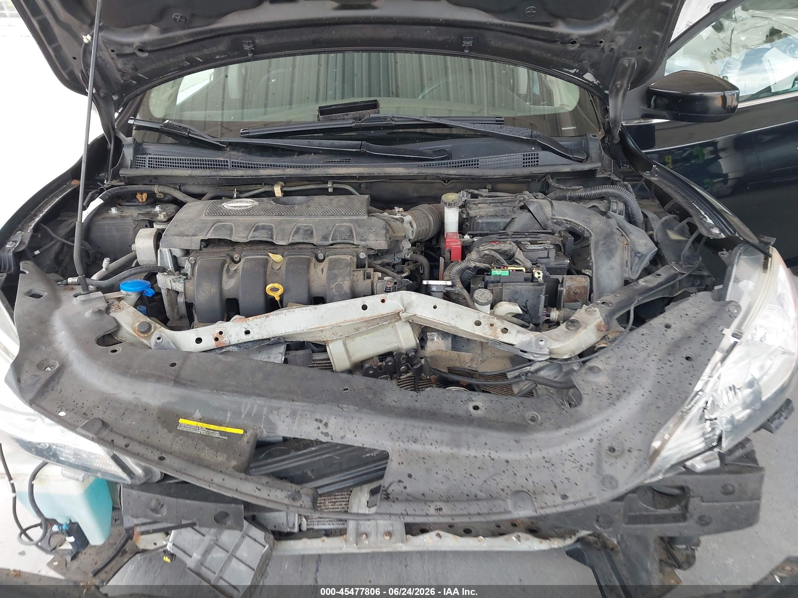 2013 Nissan Sentra S Черный vin: 3N1AB7AP9DL780112