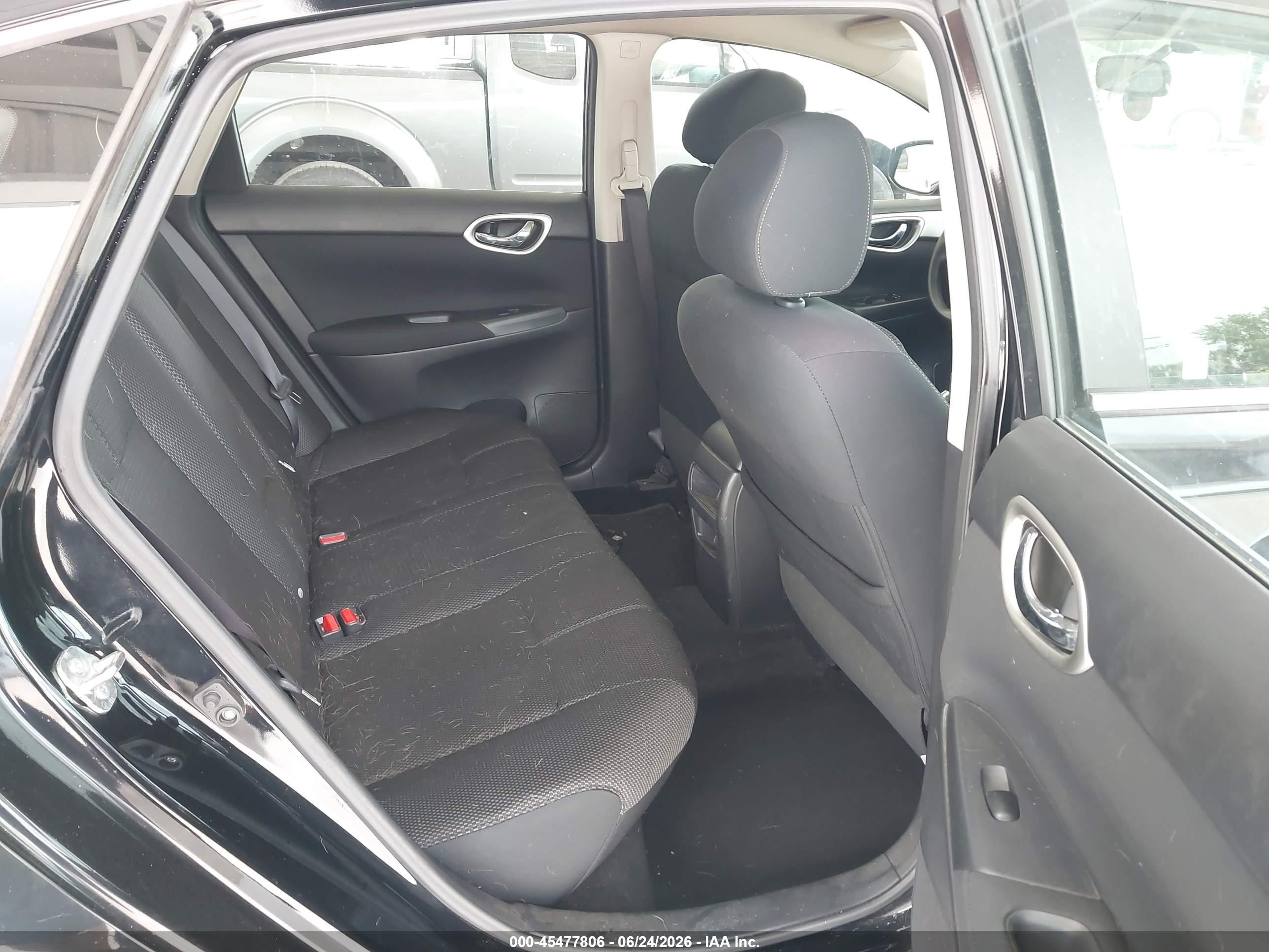 2013 Nissan Sentra S Черный vin: 3N1AB7AP9DL780112
