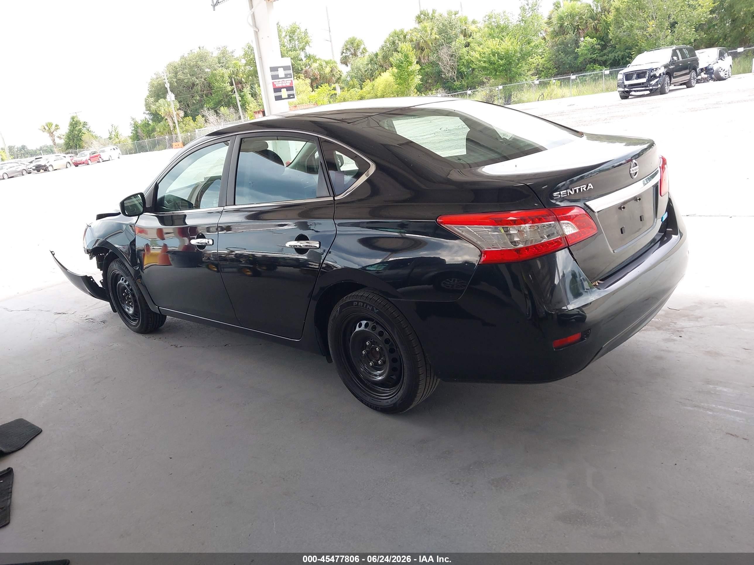 2013 Nissan Sentra S Черный vin: 3N1AB7AP9DL780112