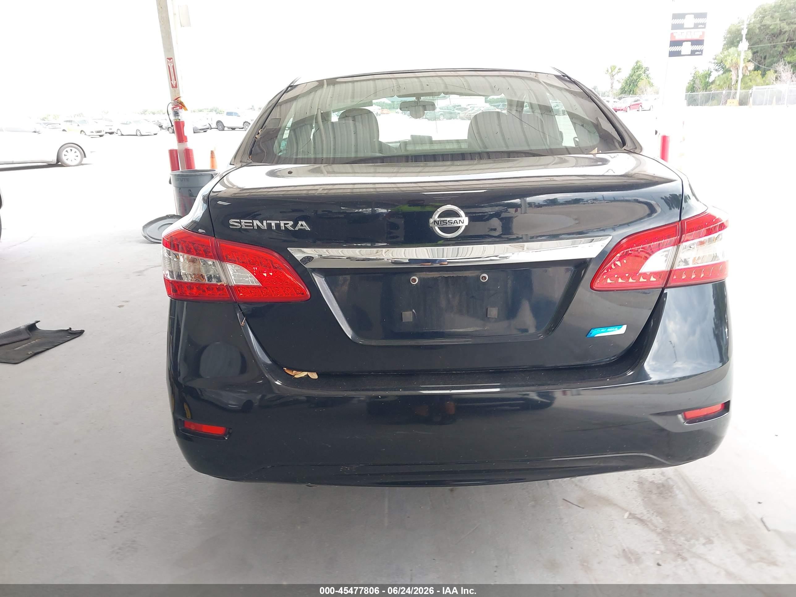2013 Nissan Sentra S Черный vin: 3N1AB7AP9DL780112