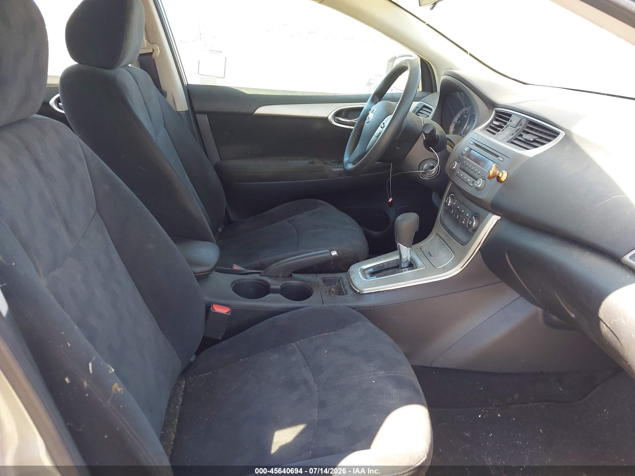 2013 Nissan Sentra Sv Silver vin: 3N1AB7AP9DL780952