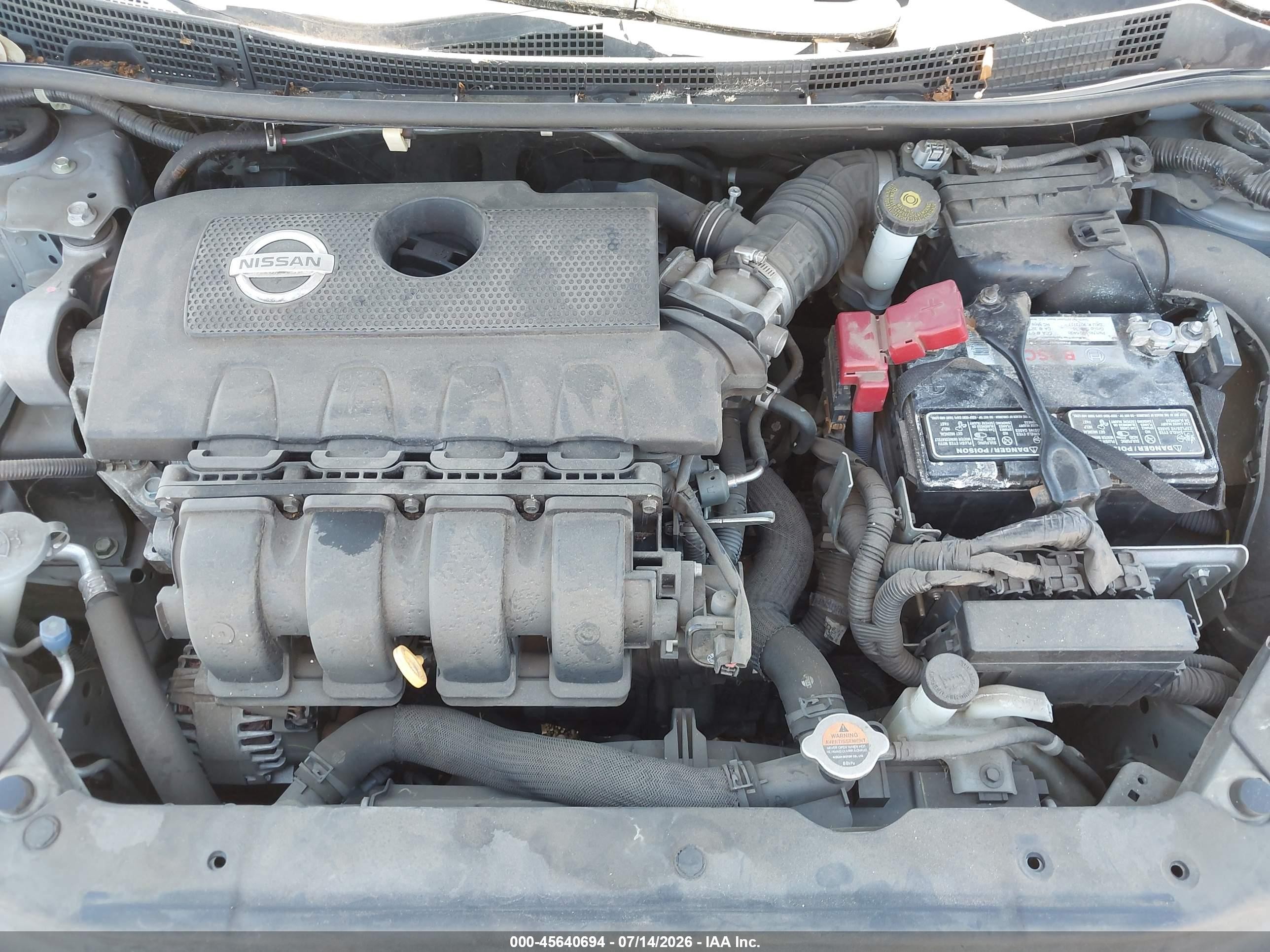 2013 Nissan Sentra Sv Silver vin: 3N1AB7AP9DL780952