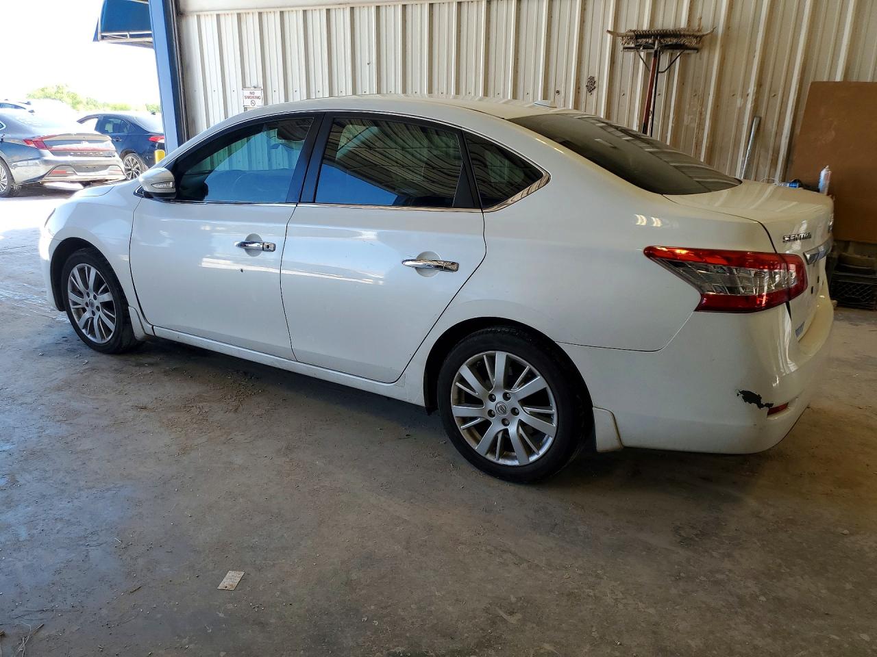 2013 Nissan Sentra S White vin: 3N1AB7AP9DL781034