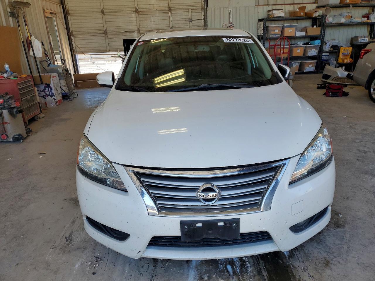 2013 Nissan Sentra S White vin: 3N1AB7AP9DL781034