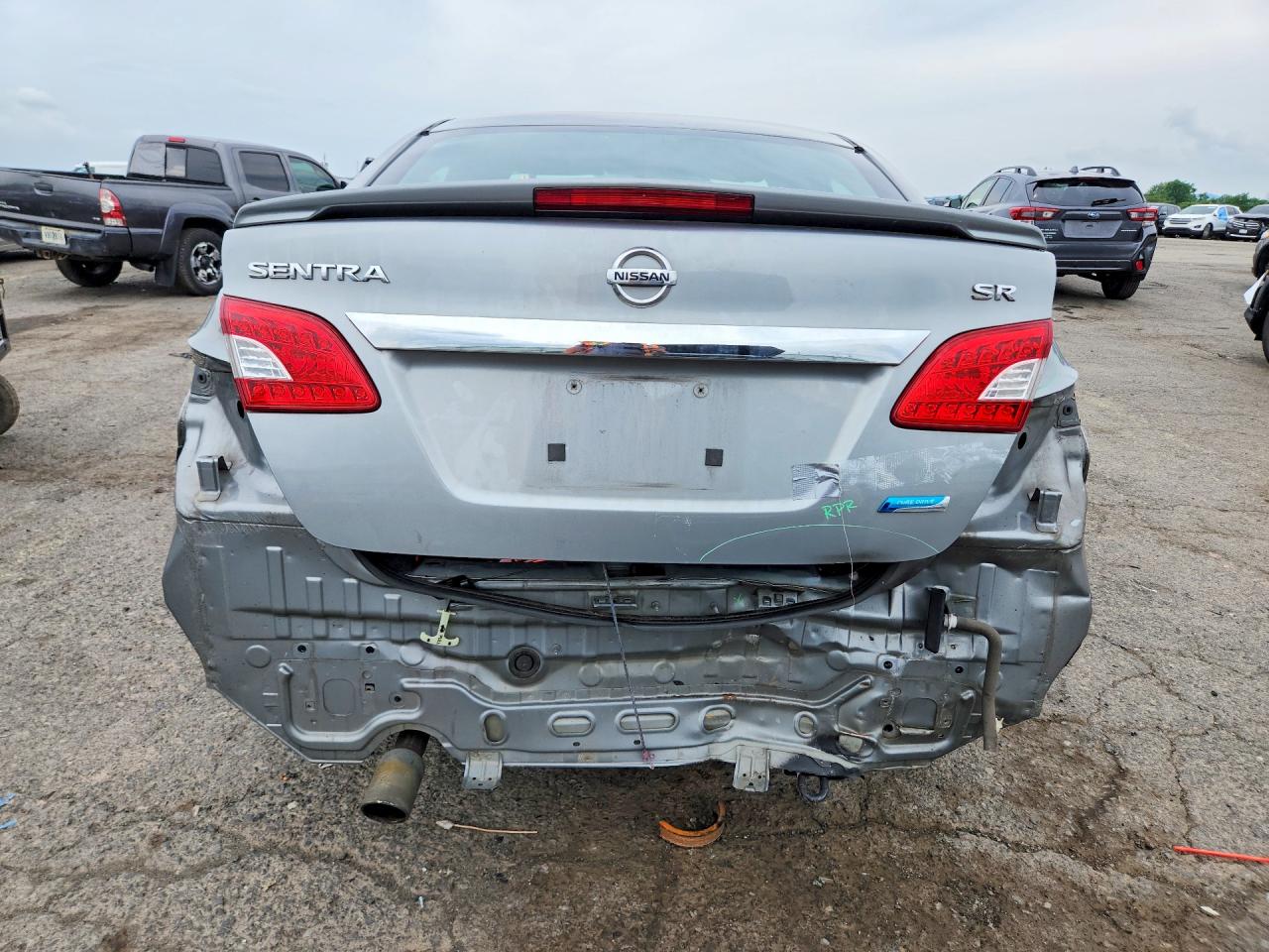 2013 Nissan Sentra S Silver vin: 3N1AB7AP9DL784287