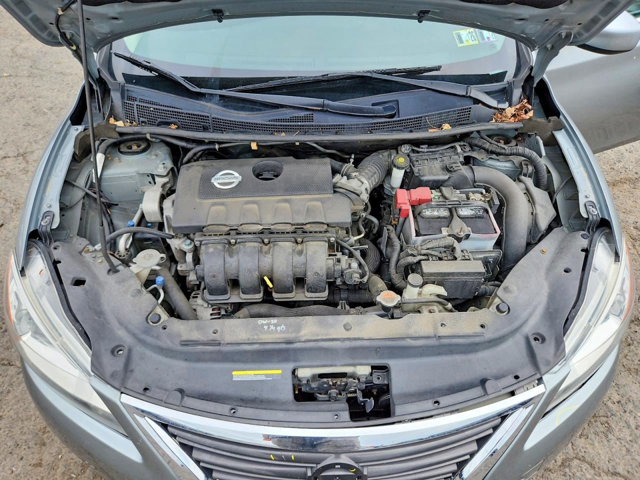 2013 Nissan Sentra S Silver vin: 3N1AB7AP9DL784287