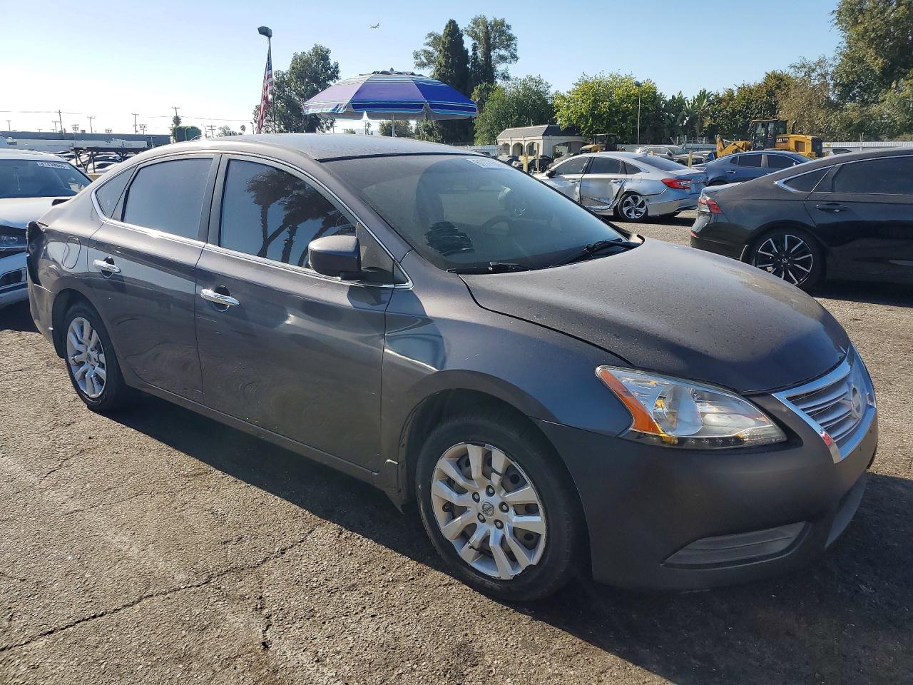2013 Nissan Sentra S/sv/sr/sl Gray vin: 3N1AB7AP9DL785682