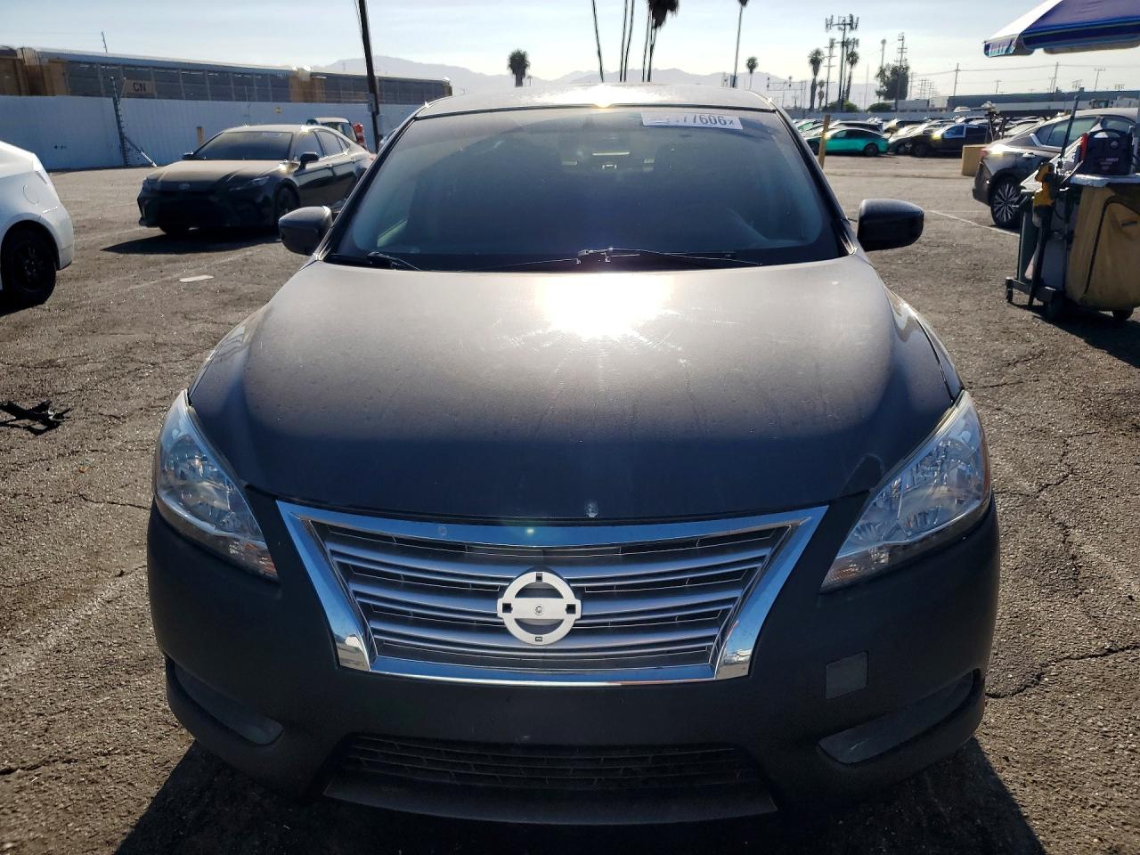 2013 Nissan Sentra S/sv/sr/sl Gray vin: 3N1AB7AP9DL785682