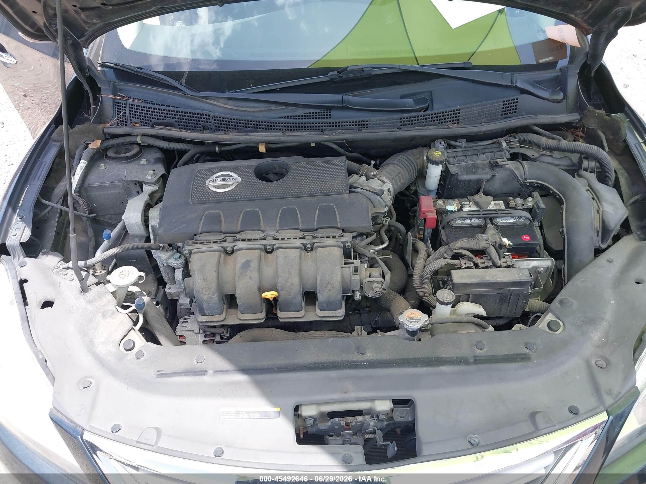 2013 Nissan Sentra S Blue vin: 3N1AB7AP9DL789845