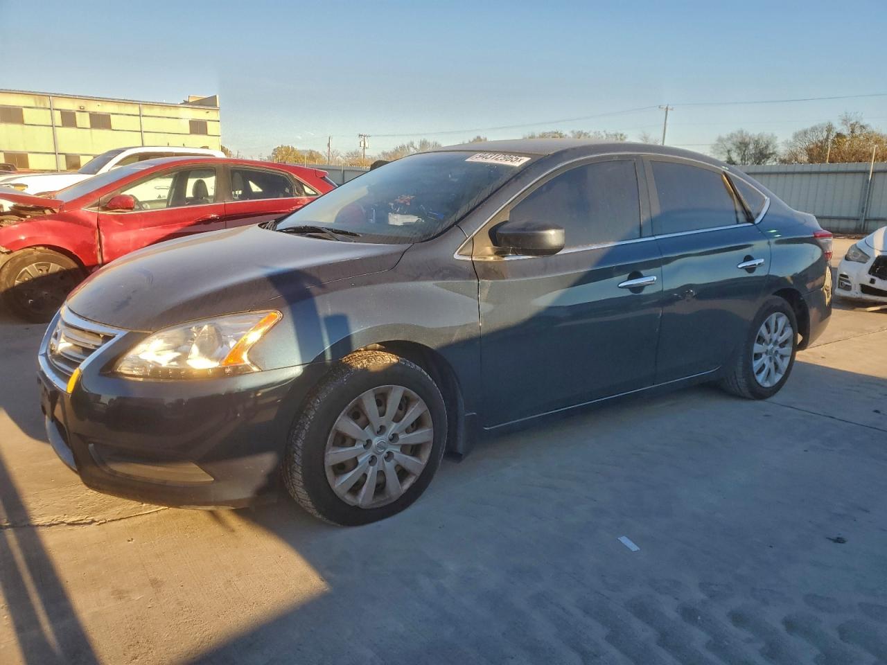 2013 Nissan Sentra S Blue vin: 3N1AB7AP9DL790879
