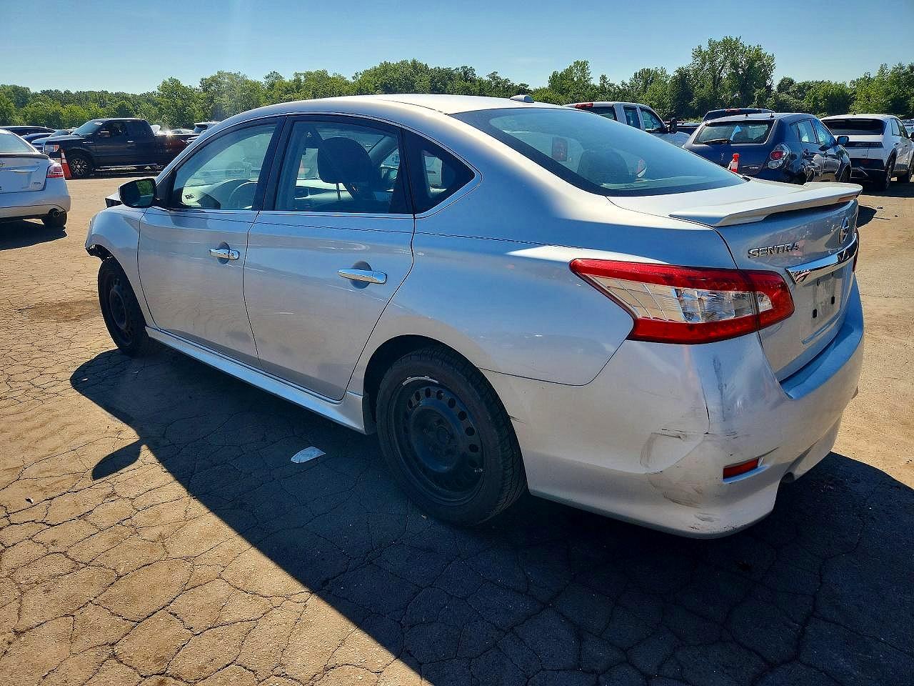 2013 Nissan Sentra S Gray vin: 3N1AB7AP9DL792678