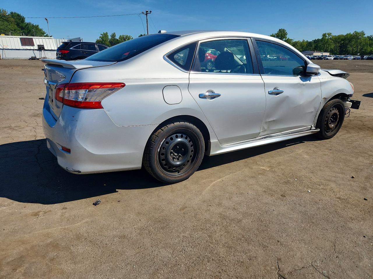 2013 Nissan Sentra S Gray vin: 3N1AB7AP9DL792678