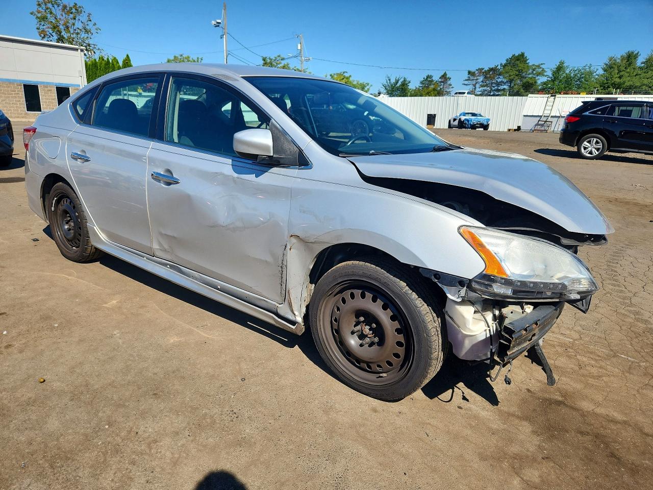 2013 Nissan Sentra S Gray vin: 3N1AB7AP9DL792678