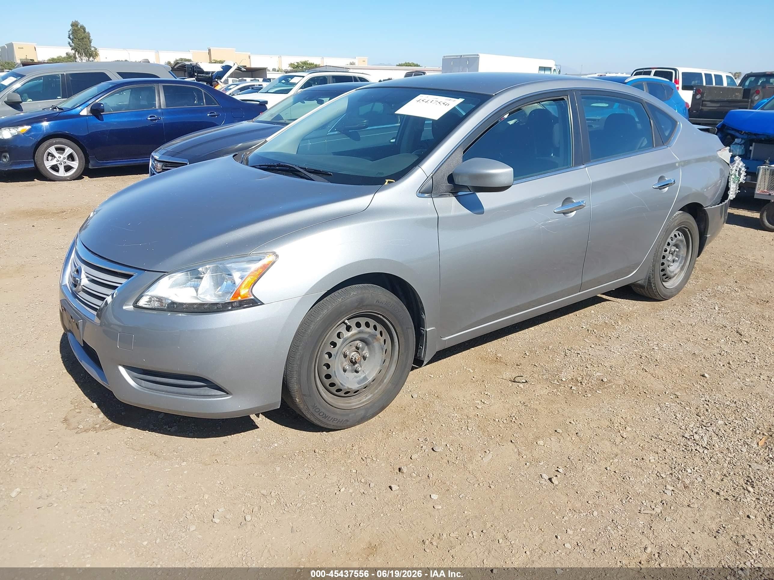 2013 Nissan Sentra Fe+ S Gray vin: 3N1AB7AP9DL796066