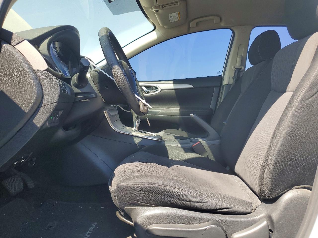 2014 Nissan Sentra Sv White vin: 3N1AB7AP9EL628588