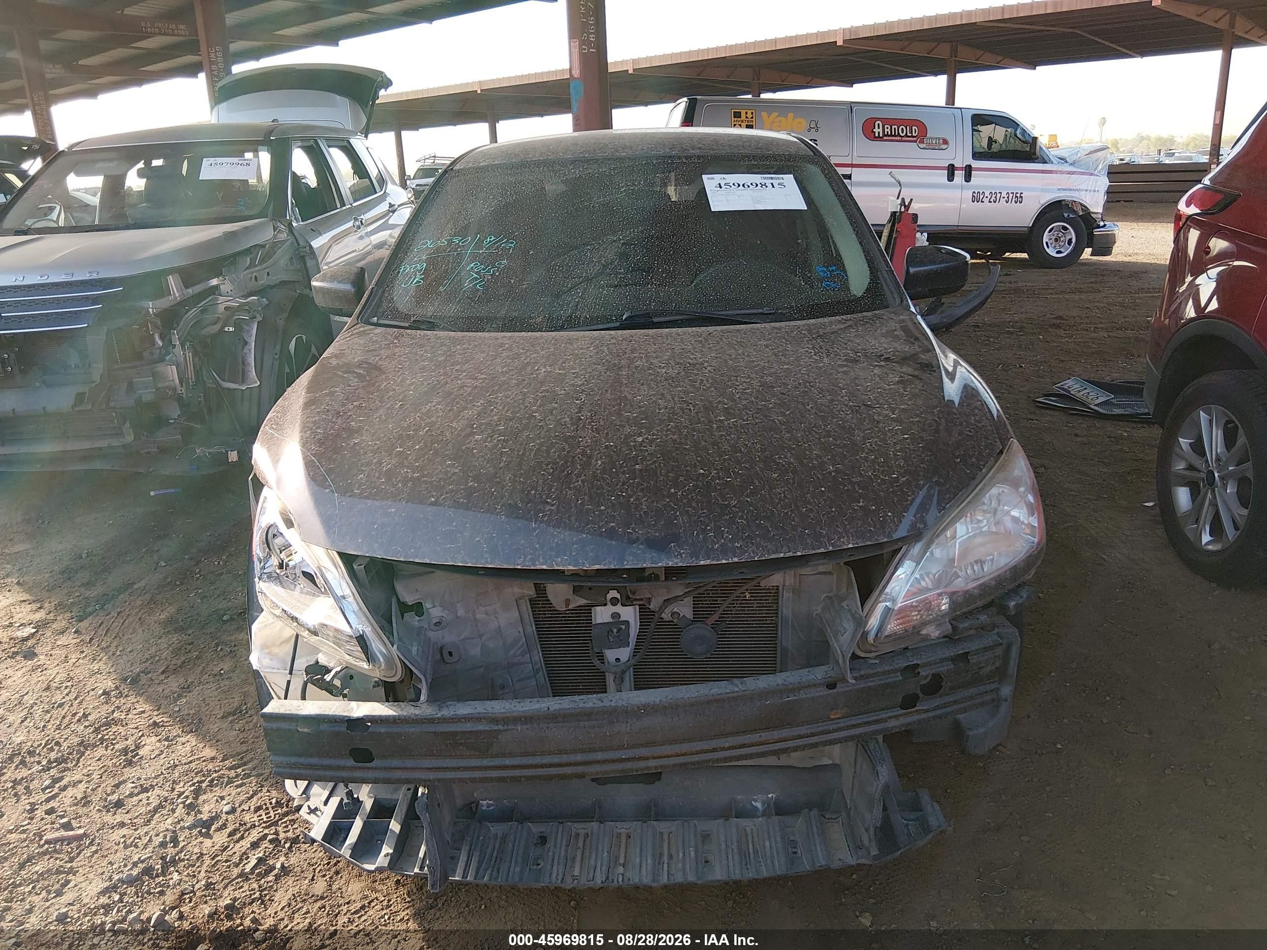 2014 Nissan Sentra S Gray vin: 3N1AB7AP9EL629255