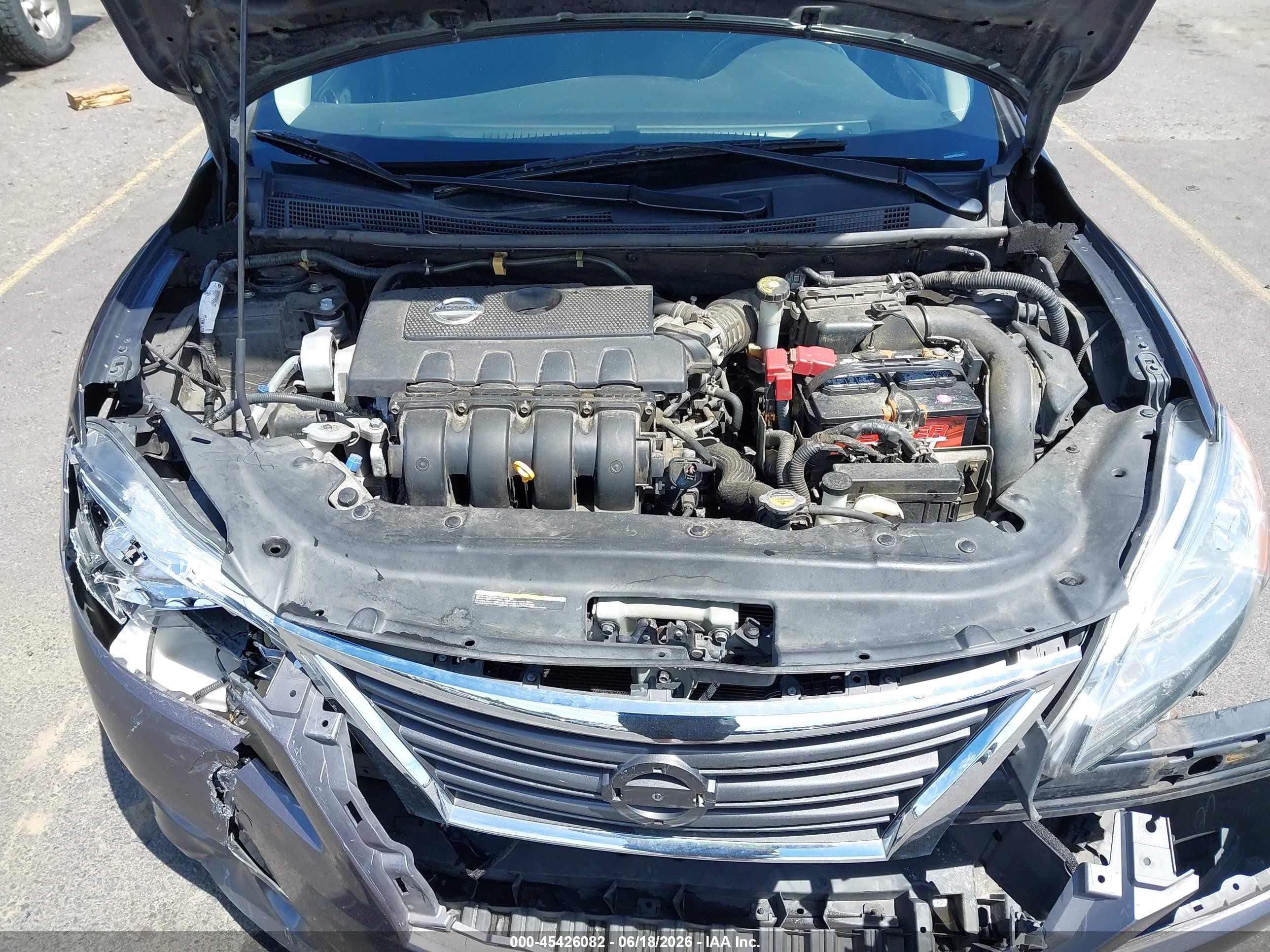 2014 Nissan Sentra Sr Серый vin: 3N1AB7AP9EL639073