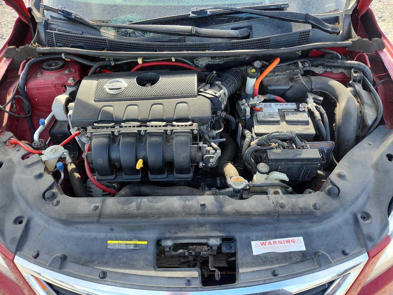 2014 Nissan Sentra S Red vin: 3N1AB7AP9EL645021