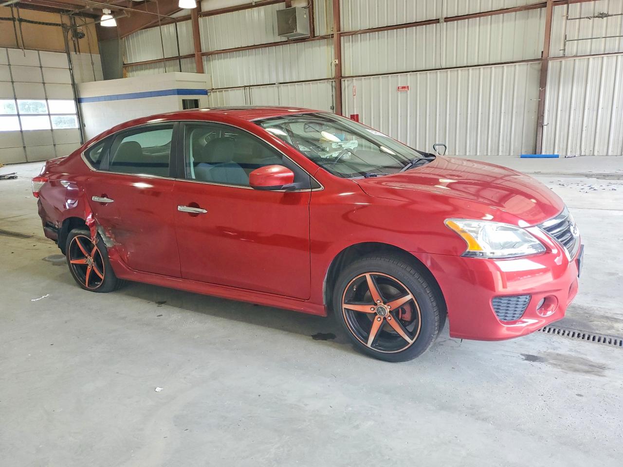 2014 Nissan Sentra Sr Red vin: 3N1AB7AP9EL646847