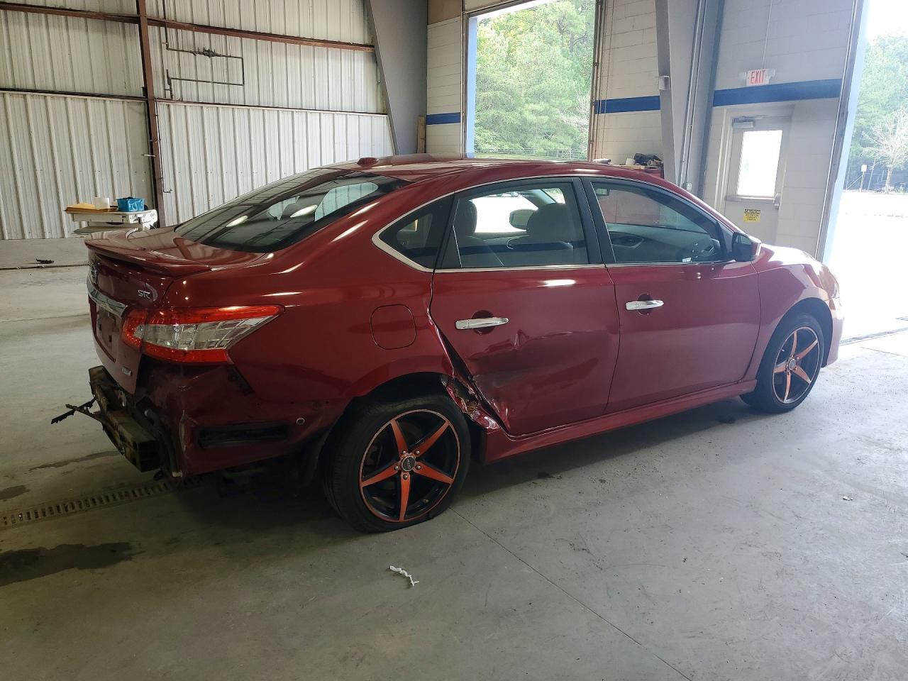 2014 Nissan Sentra Sr Red vin: 3N1AB7AP9EL646847