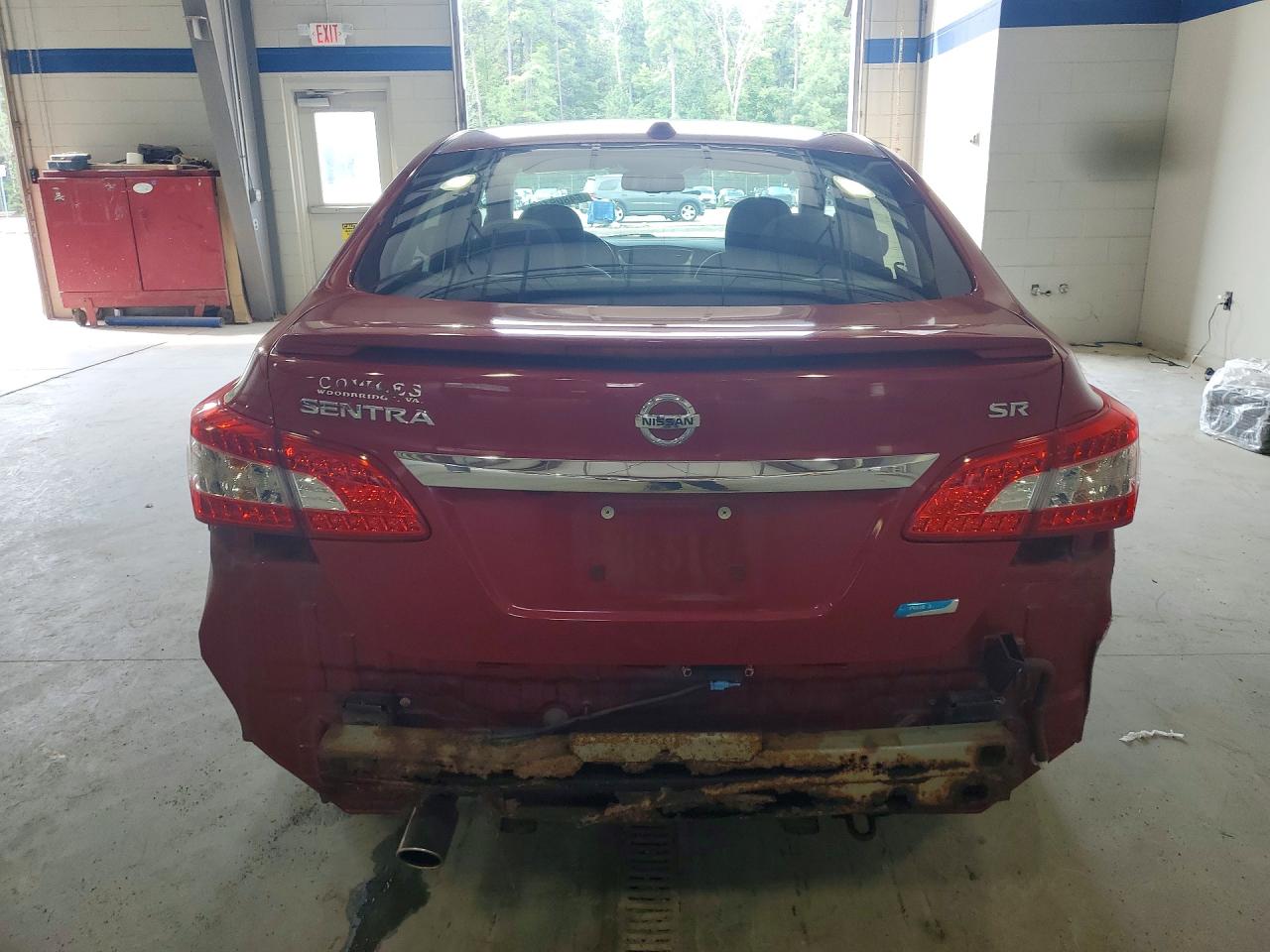 2014 Nissan Sentra Sr Red vin: 3N1AB7AP9EL646847
