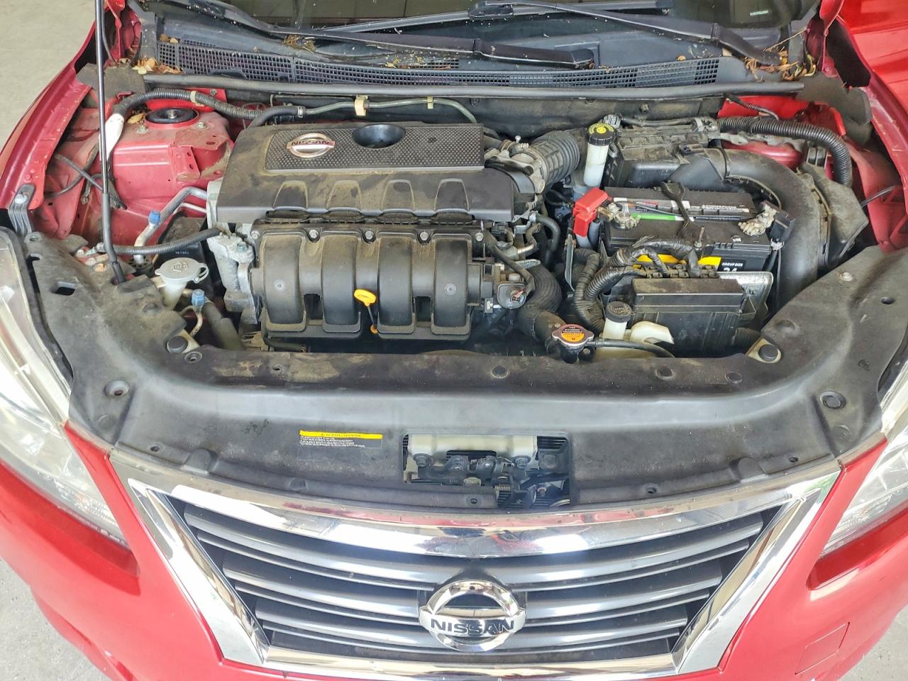 2014 Nissan Sentra Sr Red vin: 3N1AB7AP9EL646847