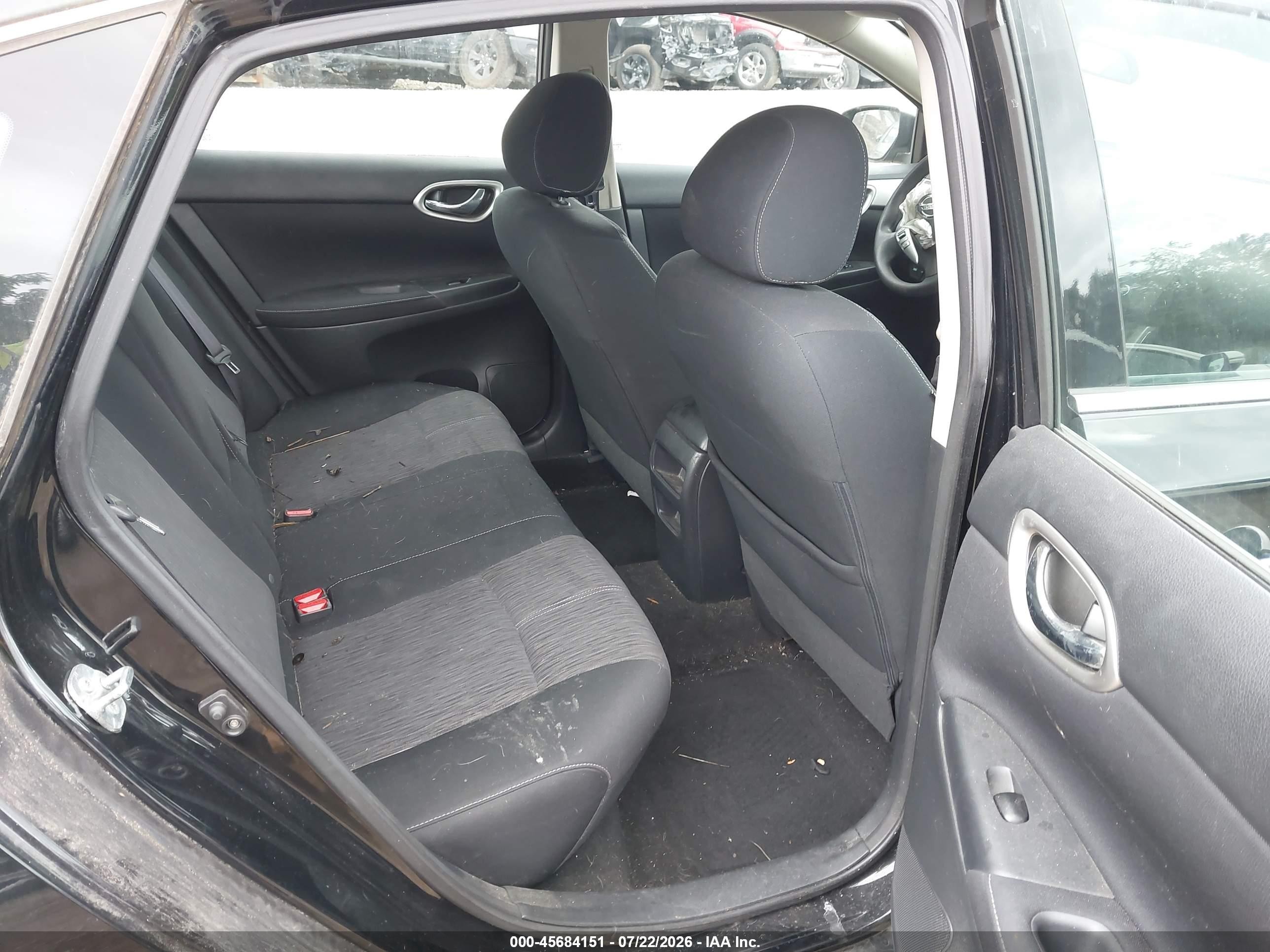 2014 Nissan Sentra Sv Черный vin: 3N1AB7AP9EL655581