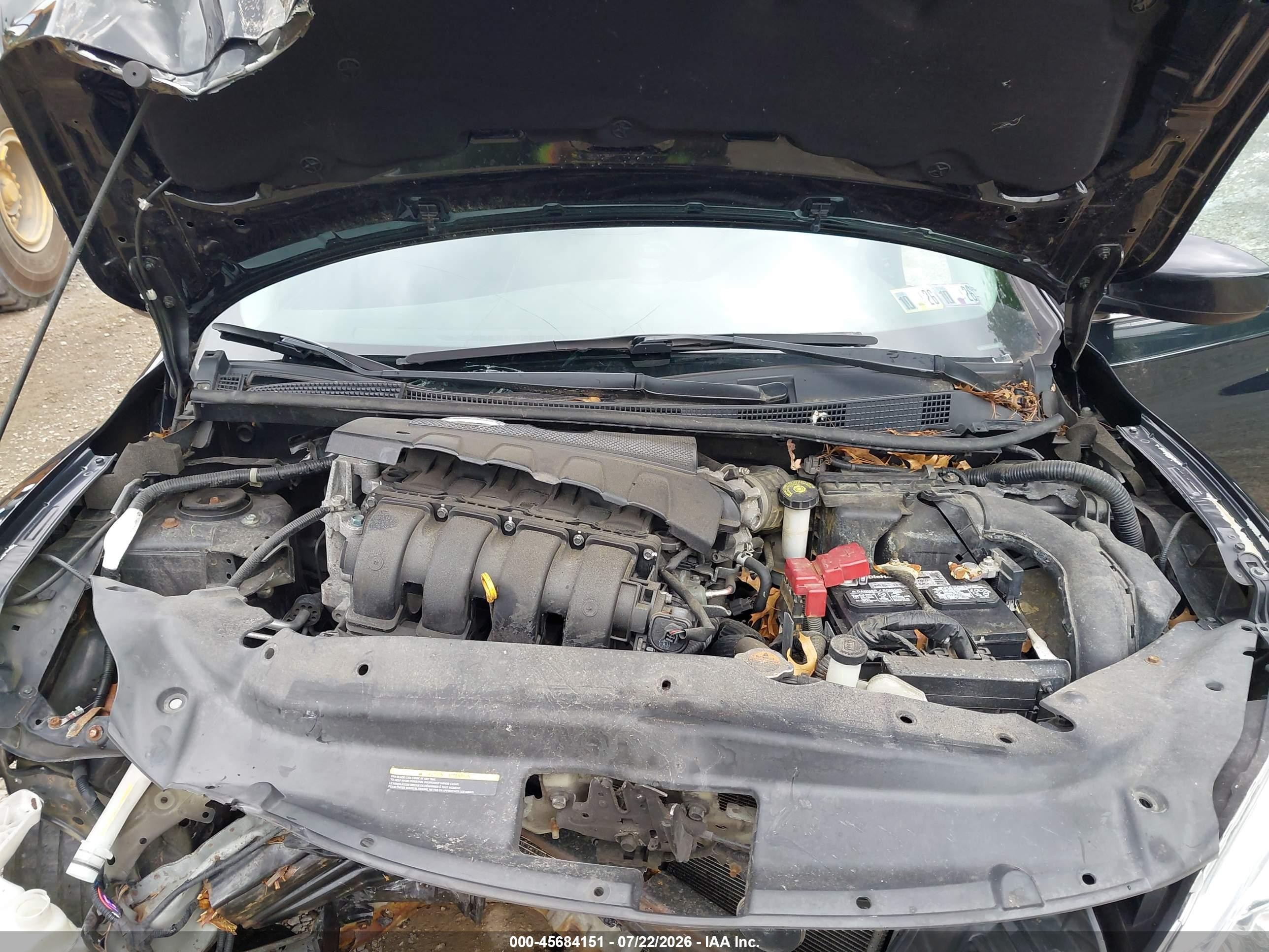2014 Nissan Sentra Sv Черный vin: 3N1AB7AP9EL655581