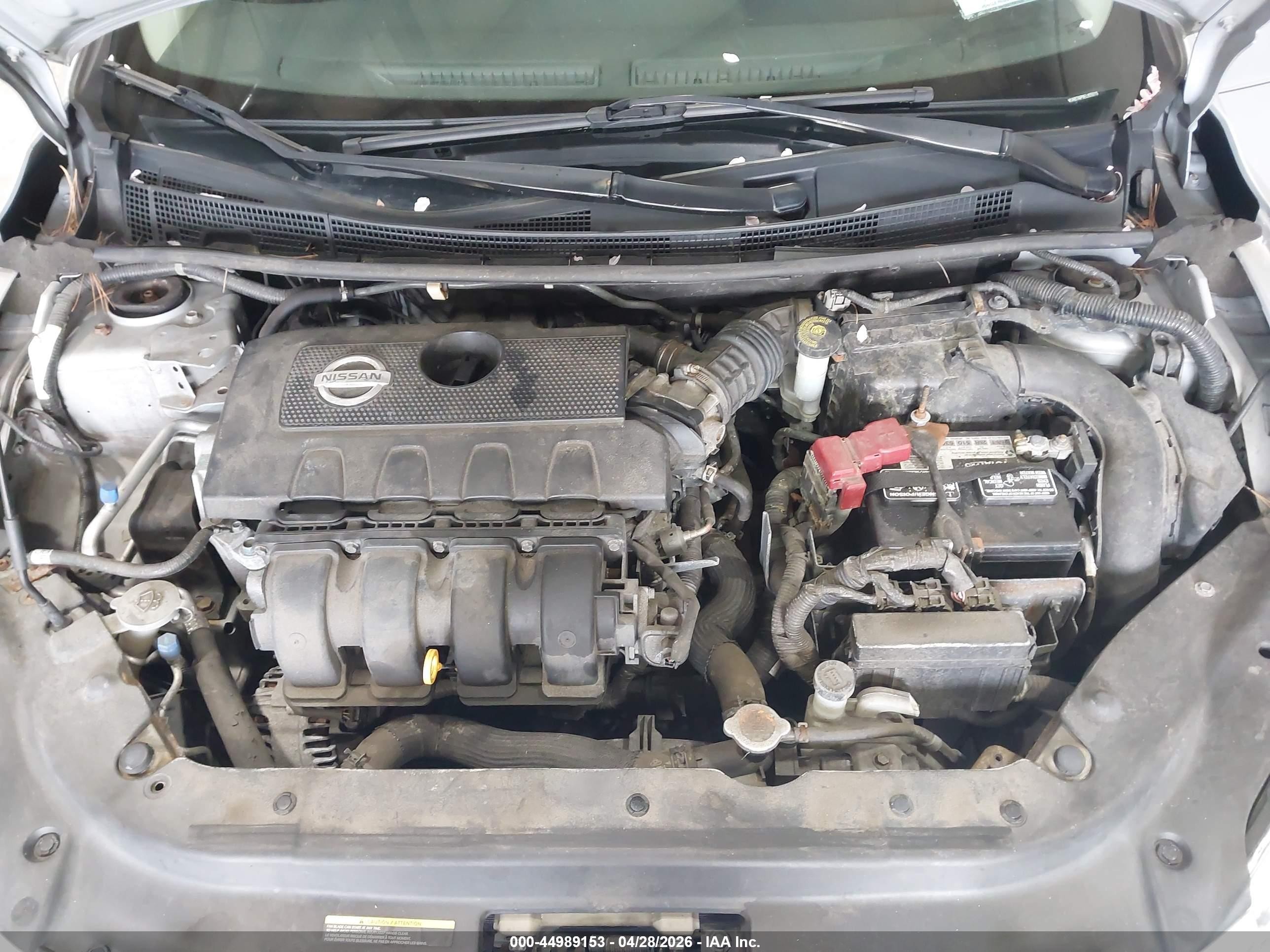 2014 Nissan Sentra Sv Silver vin: 3N1AB7AP9EL655919