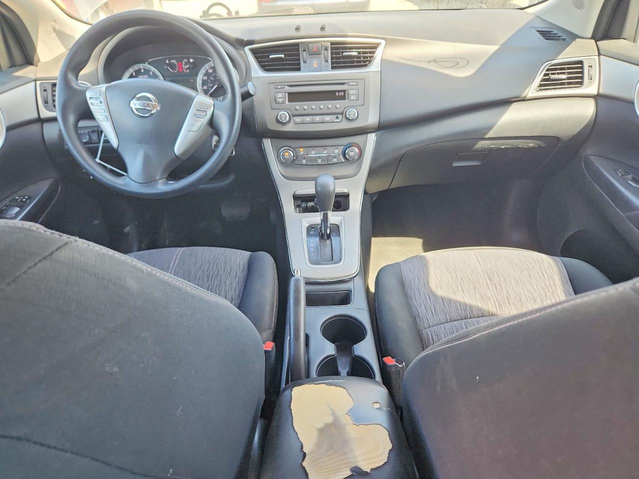2014 Nissan Sentra Sv Silver vin: 3N1AB7AP9EL668153