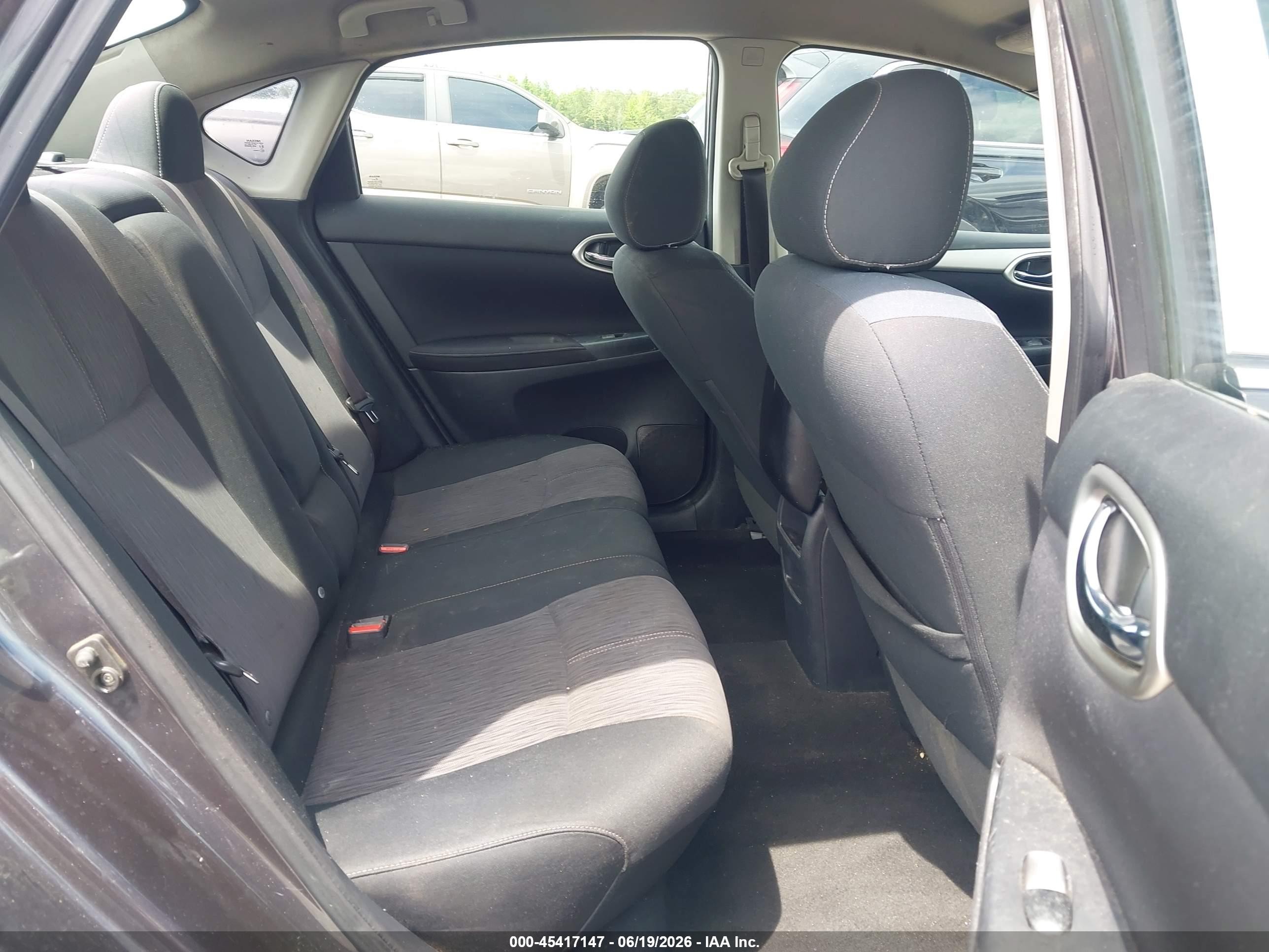 2014 Nissan Sentra Sv Gray vin: 3N1AB7AP9EL669545