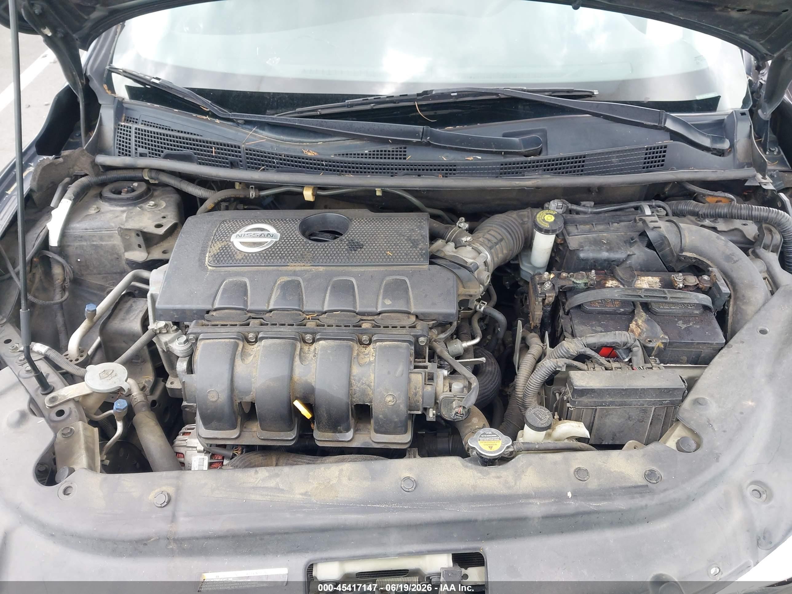 2014 Nissan Sentra Sv Gray vin: 3N1AB7AP9EL669545