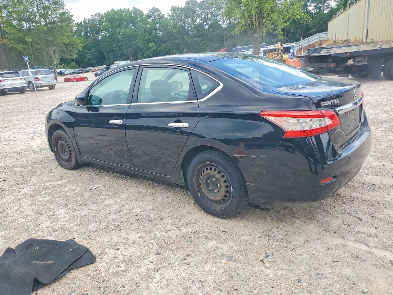 2014 Nissan Sentra S Black vin: 3N1AB7AP9EL680836