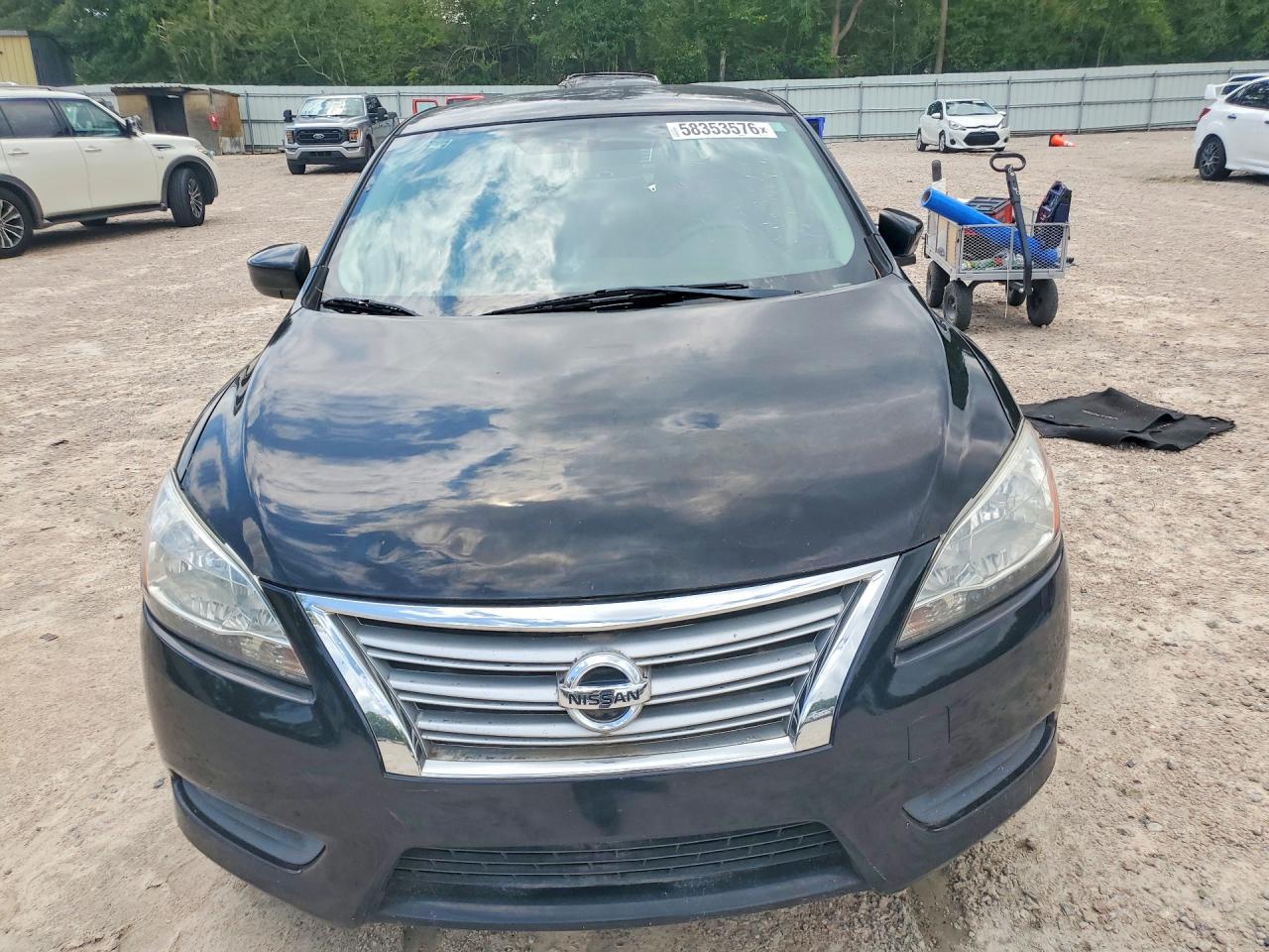 2014 Nissan Sentra S Black vin: 3N1AB7AP9EL680836